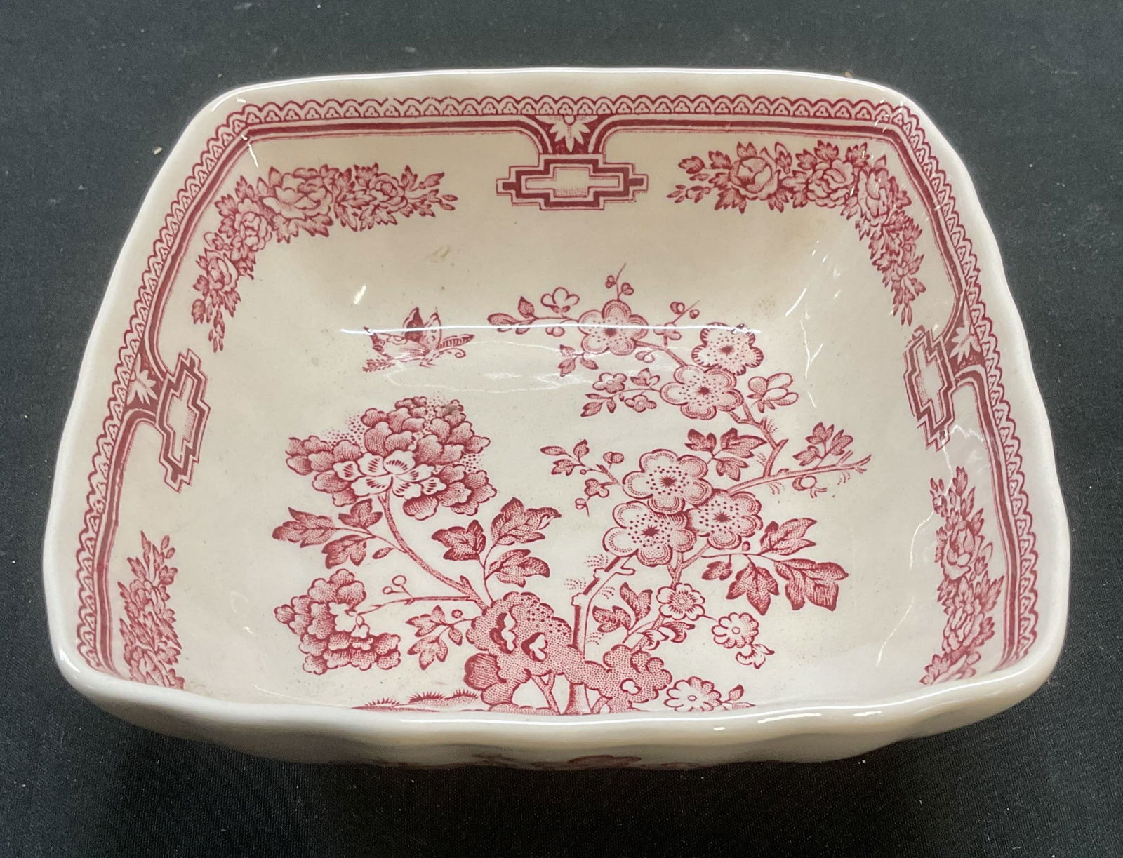 Floris London Ceramic Square Indian Tree Bowl (1 of 6)