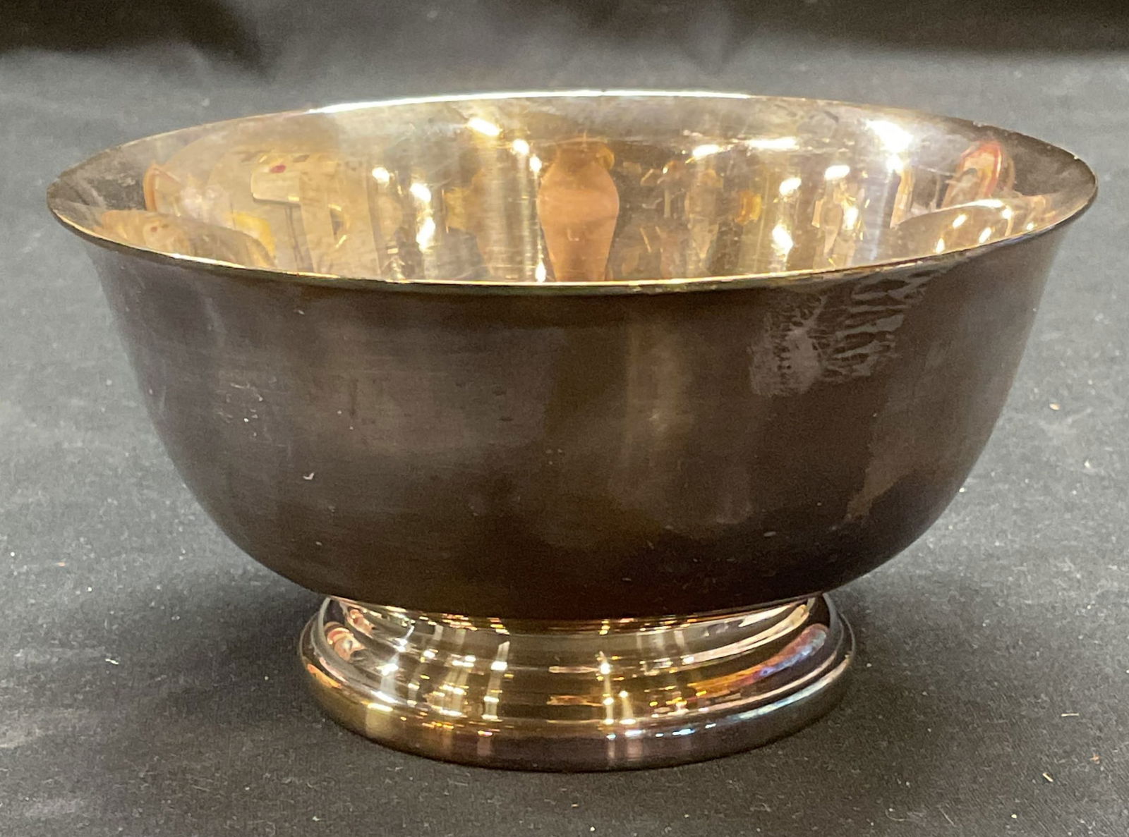 Vtg GORHAM Silver Plated Paul Revere Bowl (1 of 6)