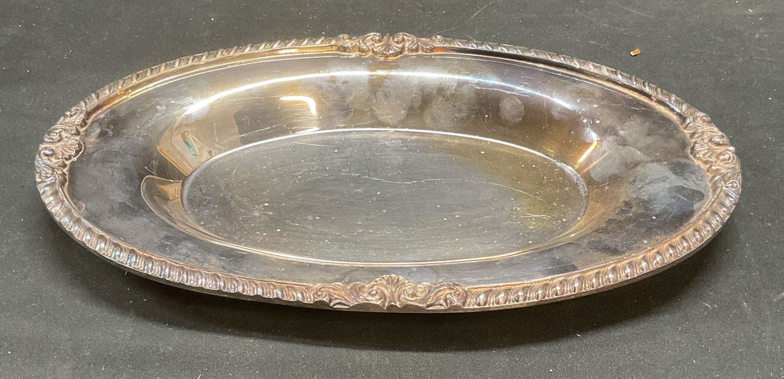 Vintage Silver Plated Oval Platter (1 of 6)