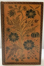 Vntg Horatii Opera Floral Book Shaped Storage Box