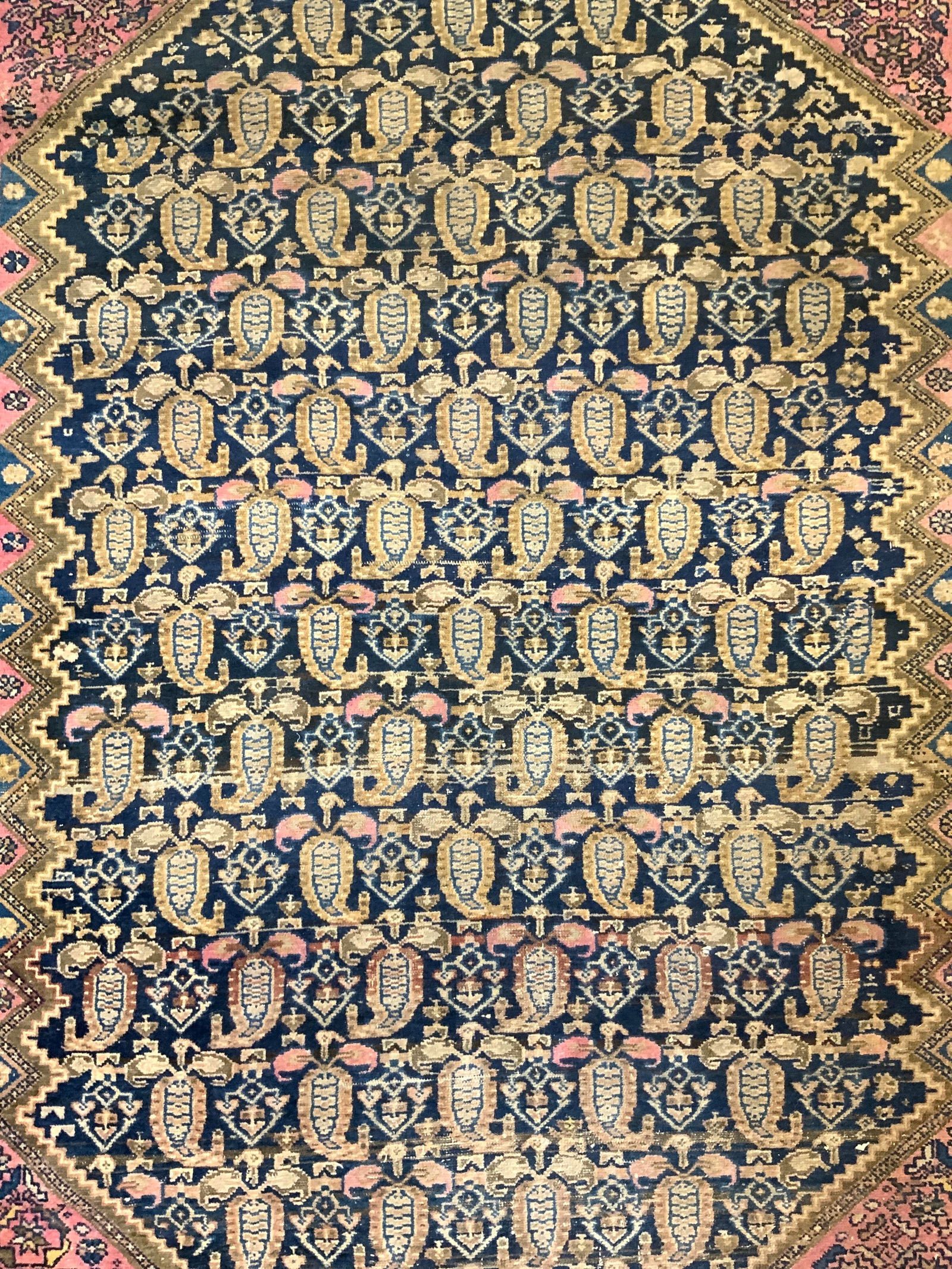 Antique Handmade Wool Malayer Area Rug (1 of 9)