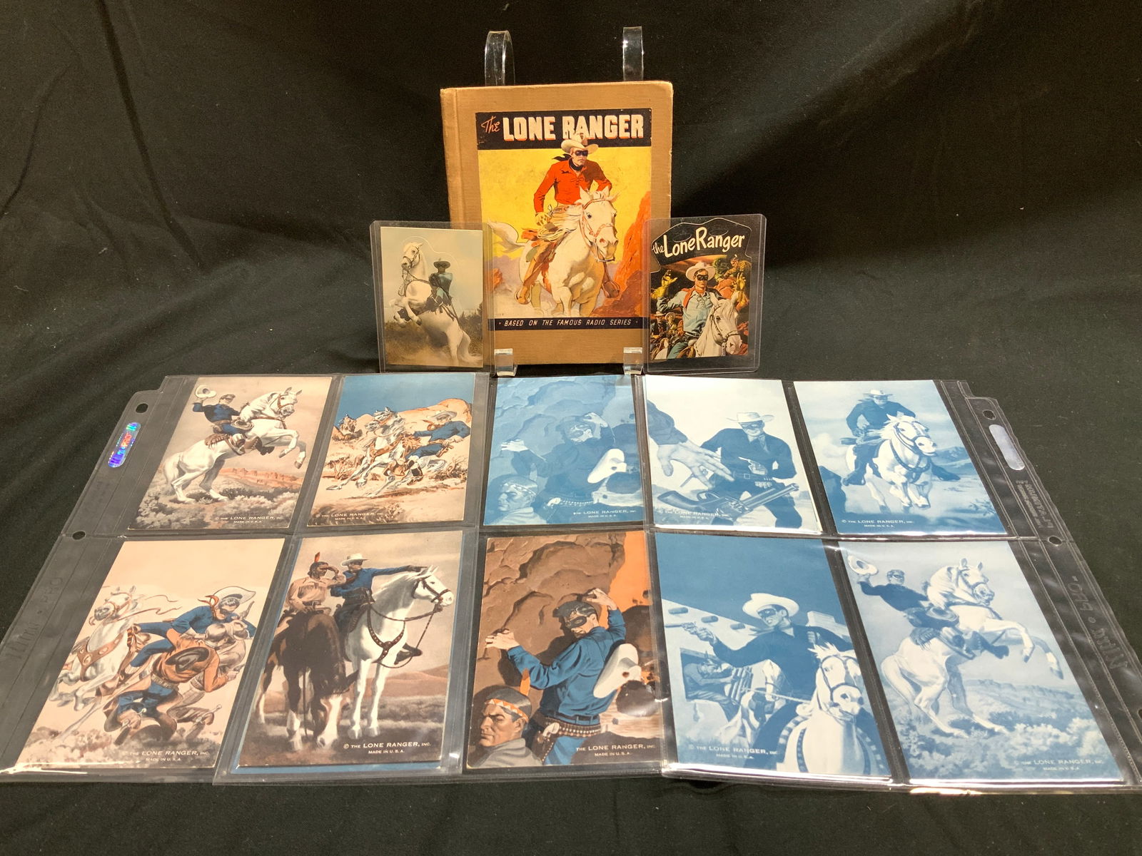 12+ 1940-1990s Lone Ranger Book & Exhibit Crds USA (1 of 12)