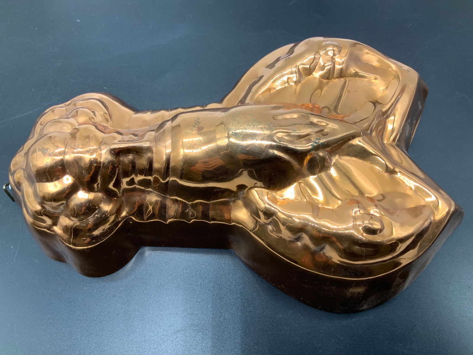 Vntg Copper Nautical Lobster Jello Mold (1 of 6)