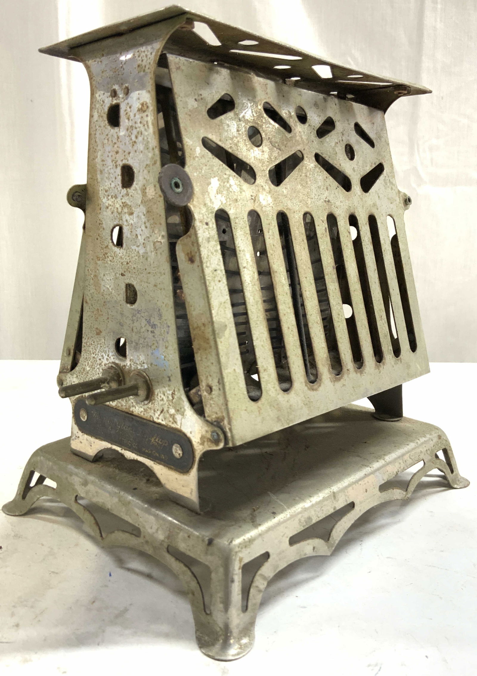 Vtg Marion Giant Flipflop Model 66 Metal Toaster (1 of 10)