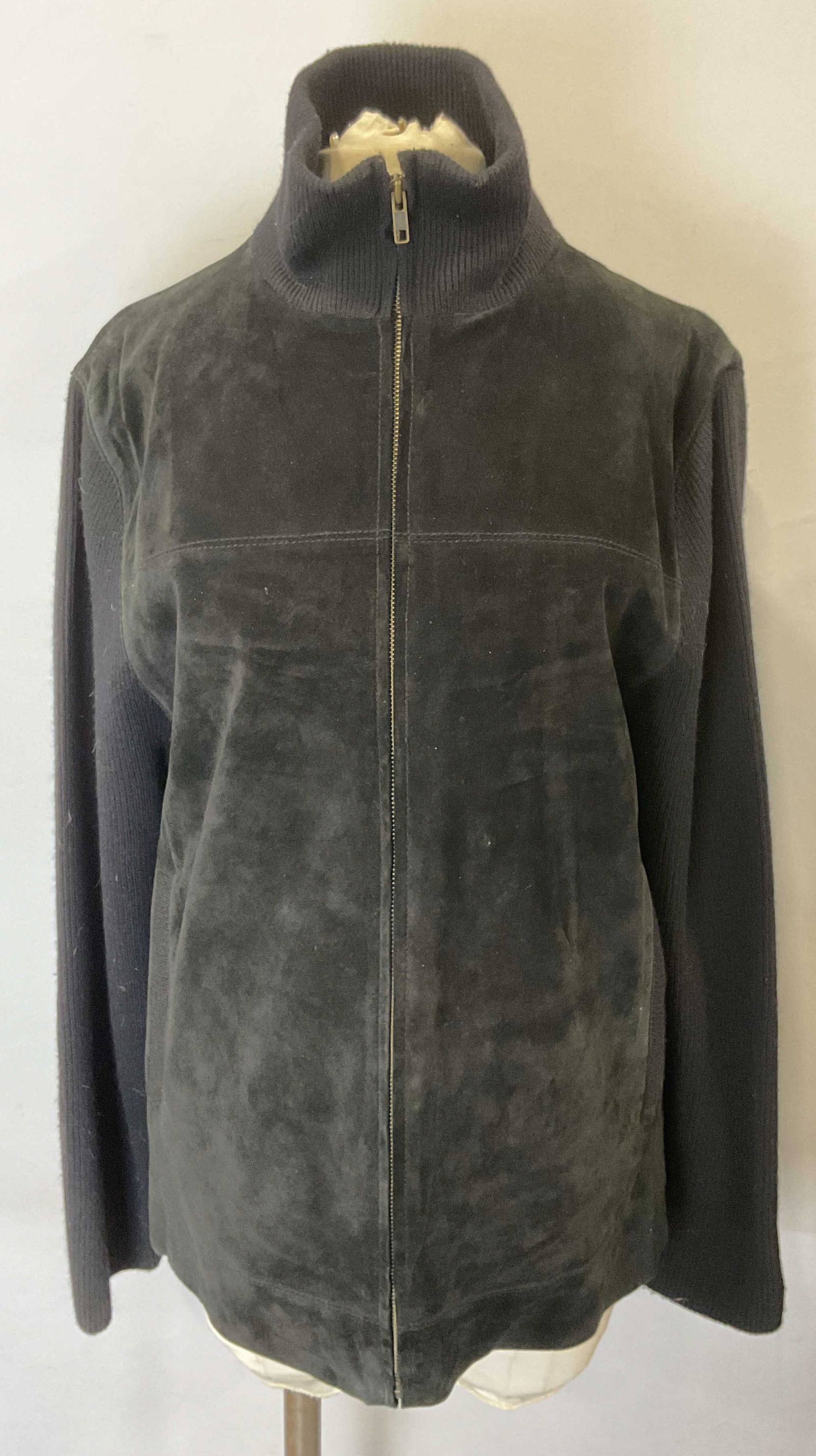 The Collection Black Wool & Suede Jacket (1 of 6)