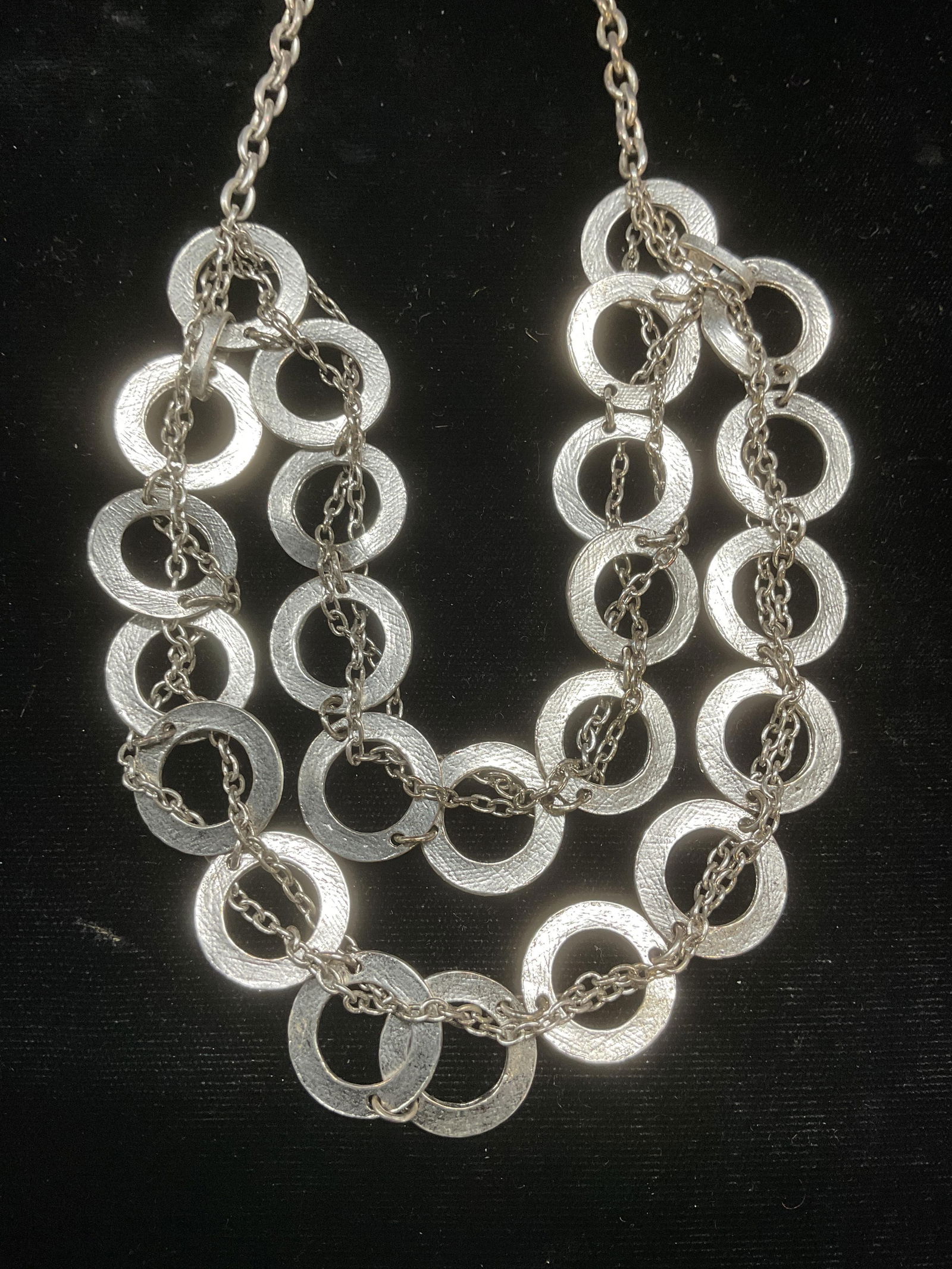 KS Paris Silver Tone Chain Necklace (1 of 6)