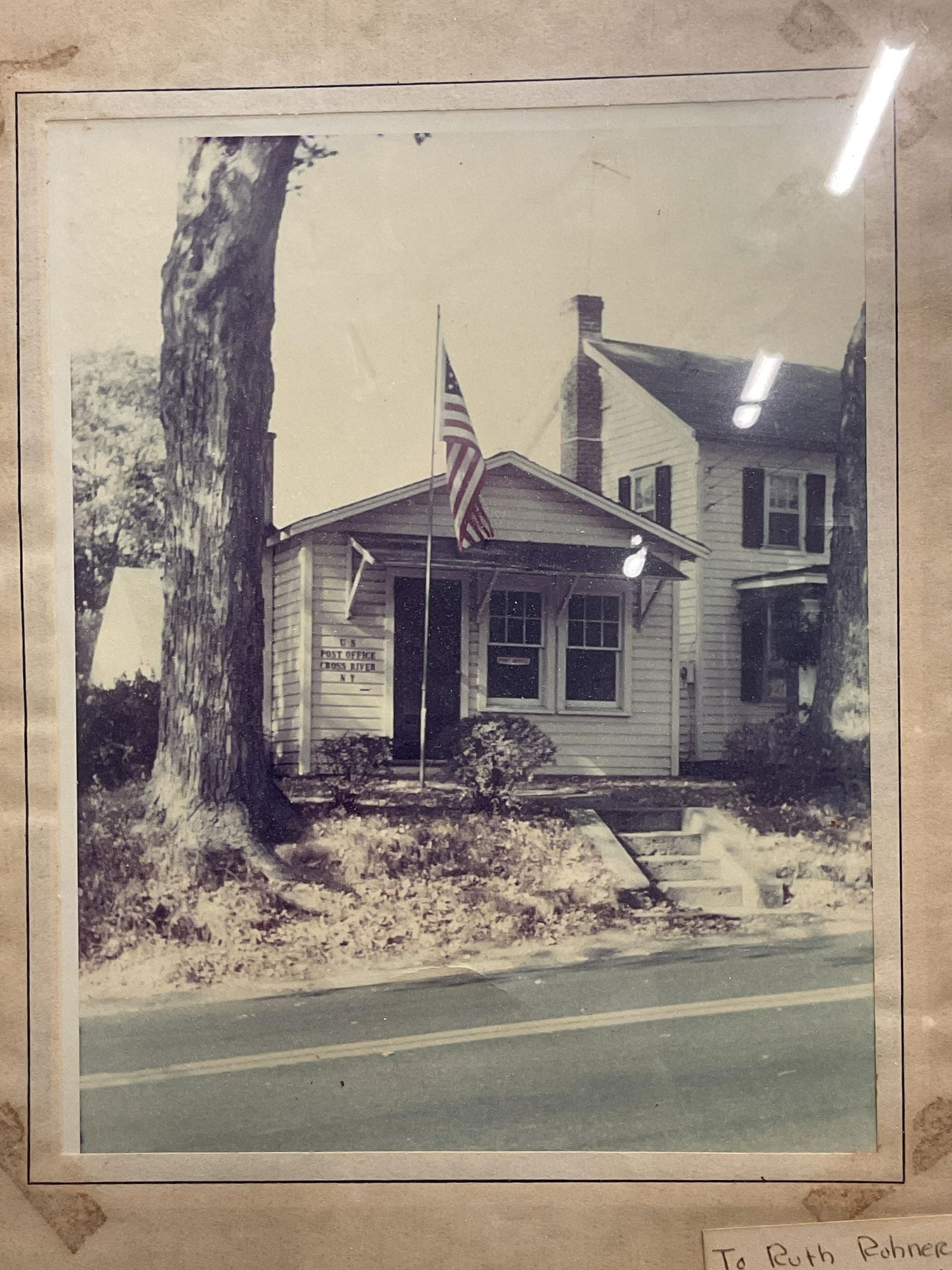 Framed Cross River NY Post Office Photo 1964 (1 of 6)