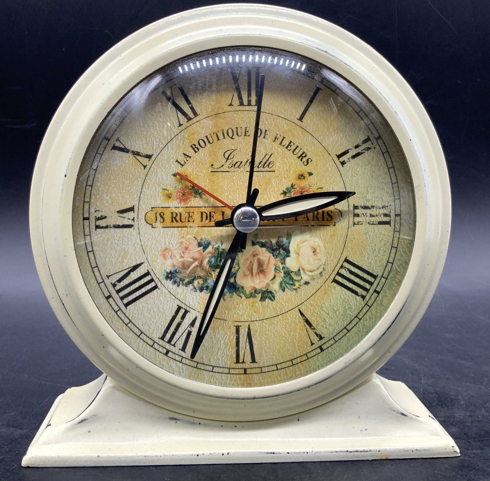 Boutique De Fleurs French Country Bedside Clock (1 of 6)