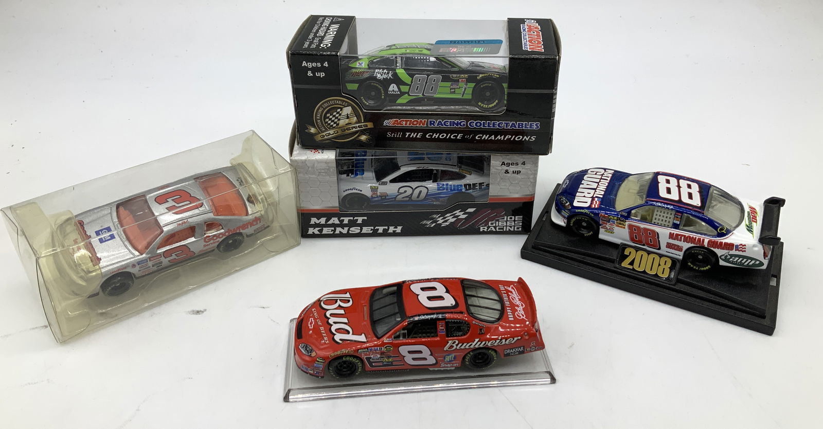 Lot 4 NASCAR 2010s 1:64 Die-Cast Metal Cars (1 of 10)