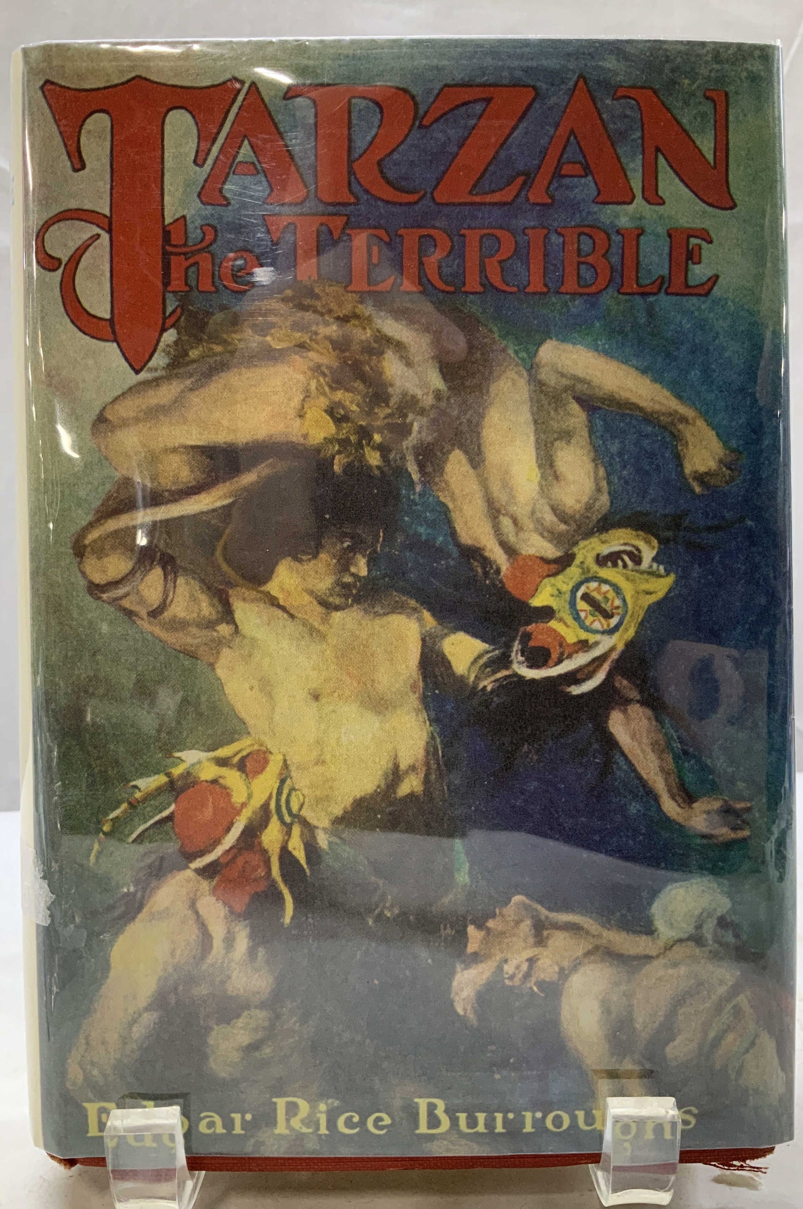 1921 Tarzan the Terrible Illustr Book BURROUGHS UK: 1921 Tarzan the Terrible Illustr Book BURROUGHS UK Tarzan the Terrible book by Edgar Rice Burroughs. Illustrated by J. Allen St. John. Copyrighted in Great Britain. Published June 1921. GROSSET & DUNL