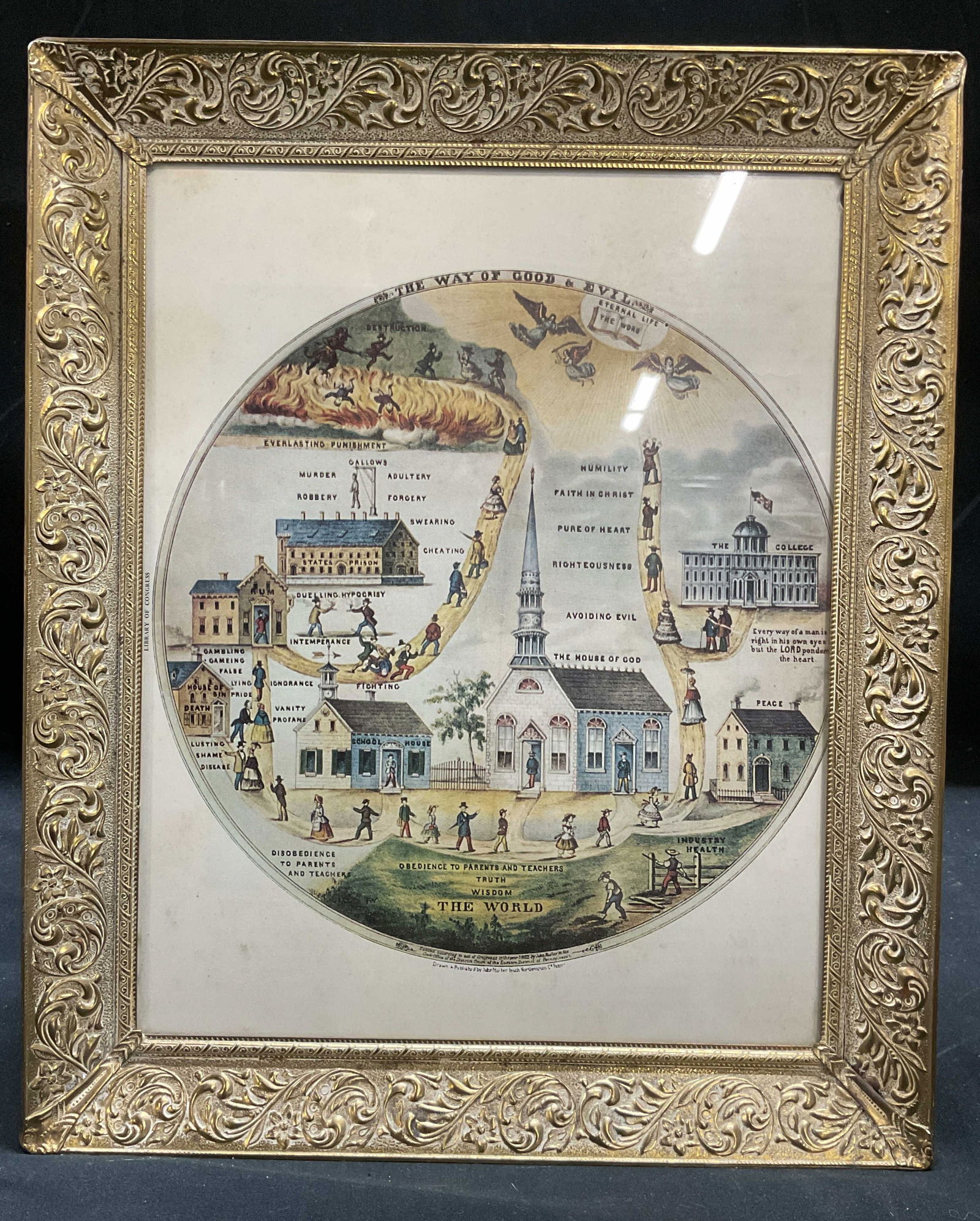 Antq Hailer Way of Good & Evil Lithograph (1 of 6)