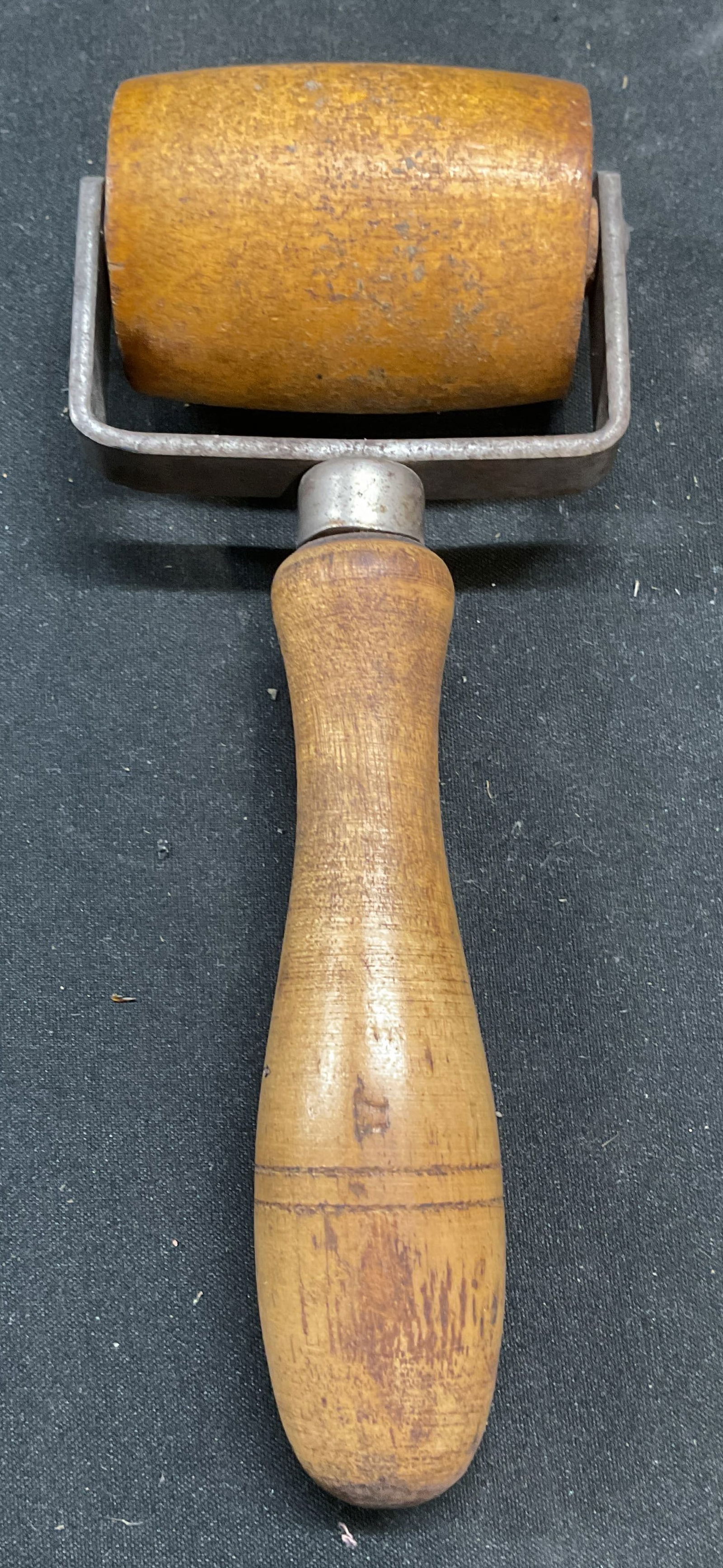 Vintage Wood & Metal Wallpaper Seam Roller (1 of 6)