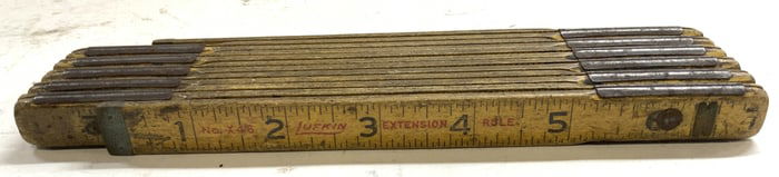 Vintage Lufkin X46 Red End Extension Rule