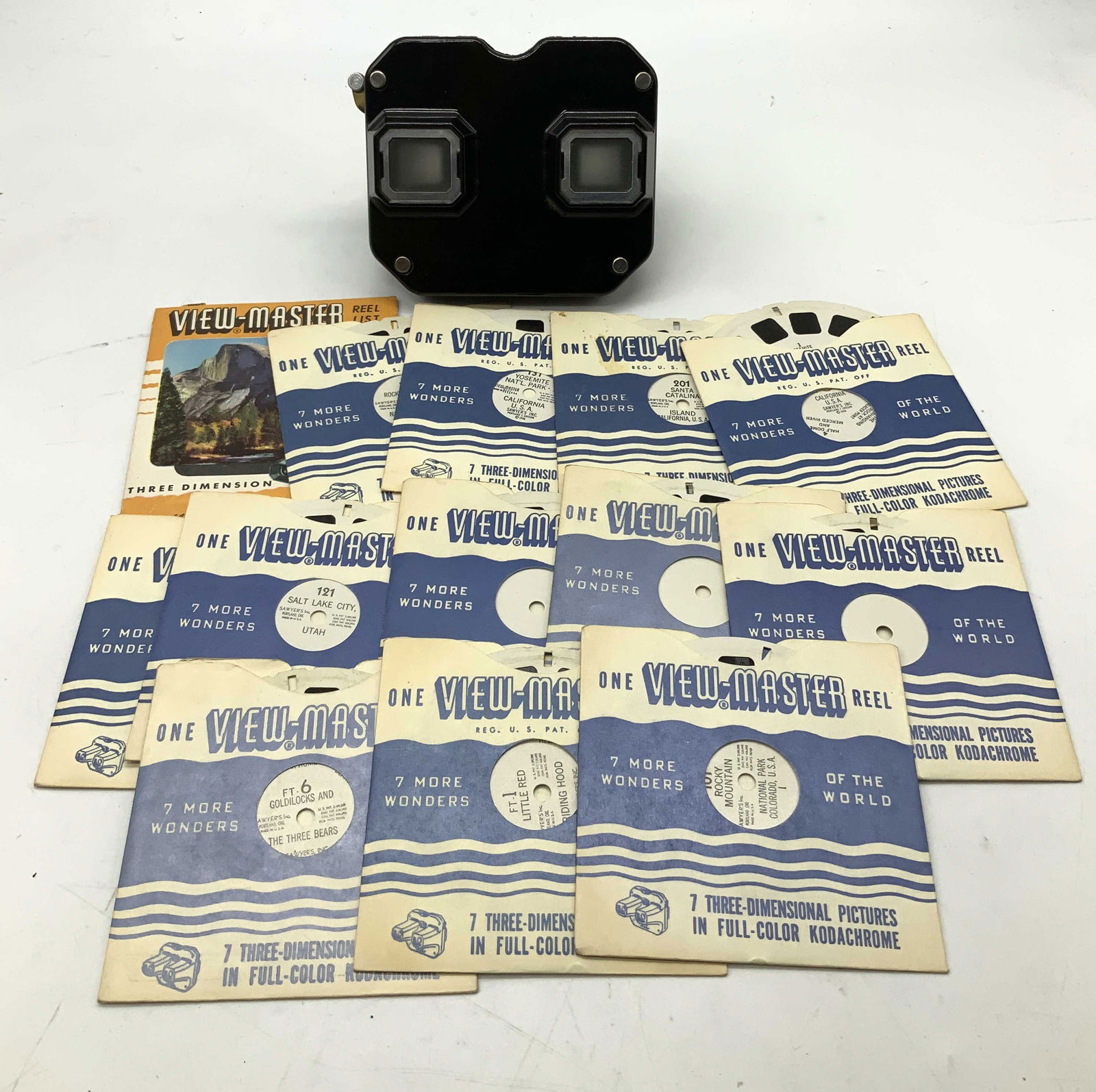 Vntg Sawyers View Master Stereoscope W Reels (1 of 9)