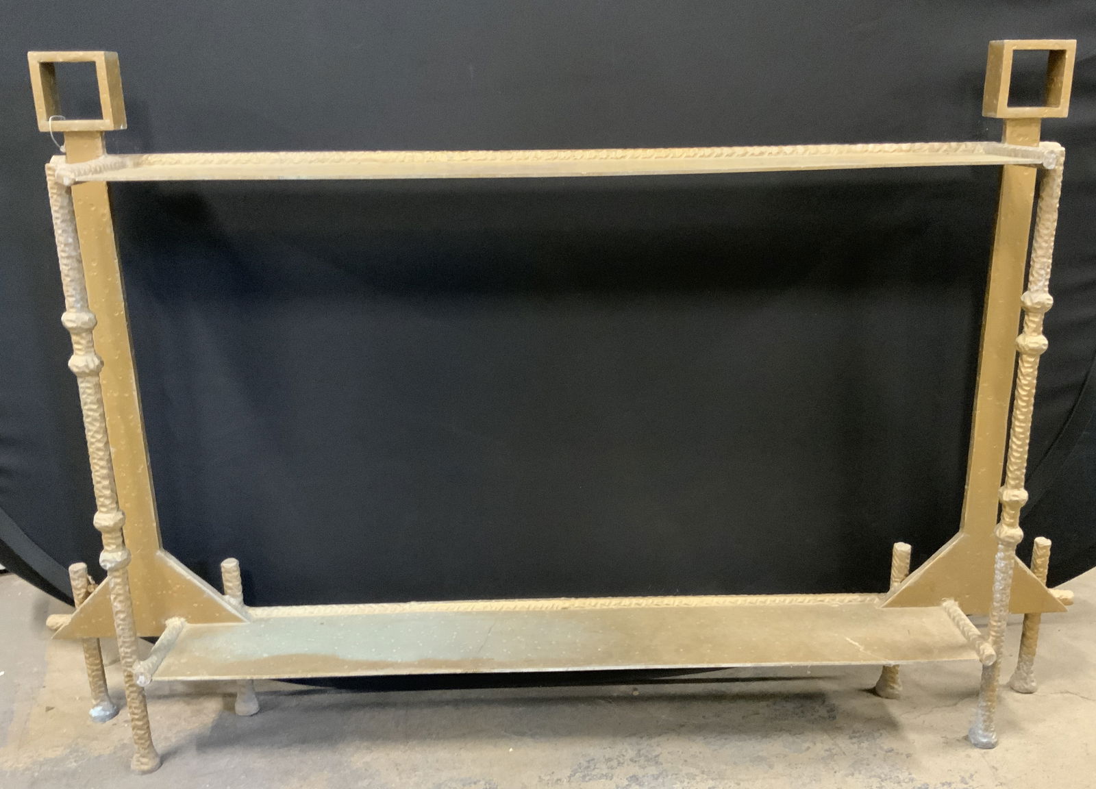 Vintage Gilt Metal Hallway Accent Table (1 of 8)