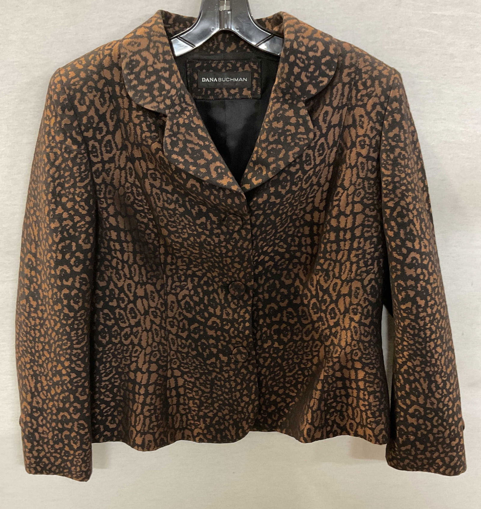 Dana Bachman Wool Blend Cheetah Print Jacket (1 of 6)