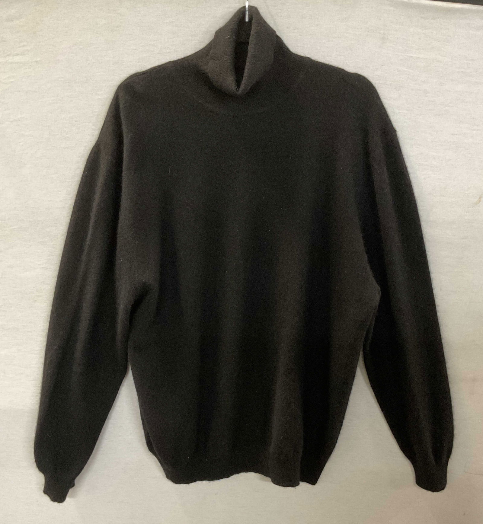Grant Thomas Black Cashmere Turtleneck Sweater (1 of 6)
