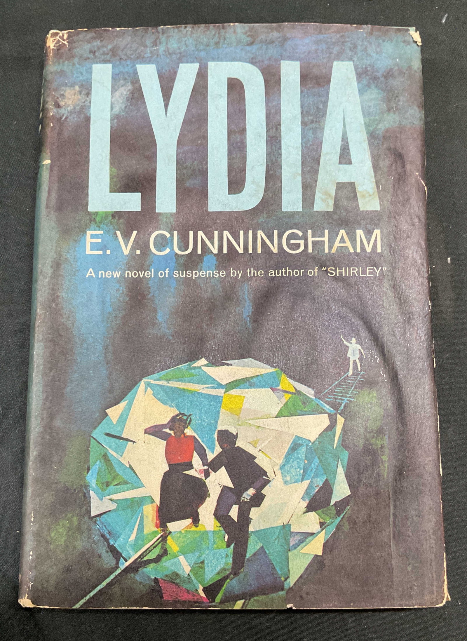 1st Ed Lydia EV Cunningham, Suspense, 1964: First edition hardcover Lydia by E. V. Cunningham. Doubleday, 1964. Measures approx 8.5 x 5.5 inches. Some wear to cover, pages, and binding consistent with exposure. Vintage book, collectible book, f
