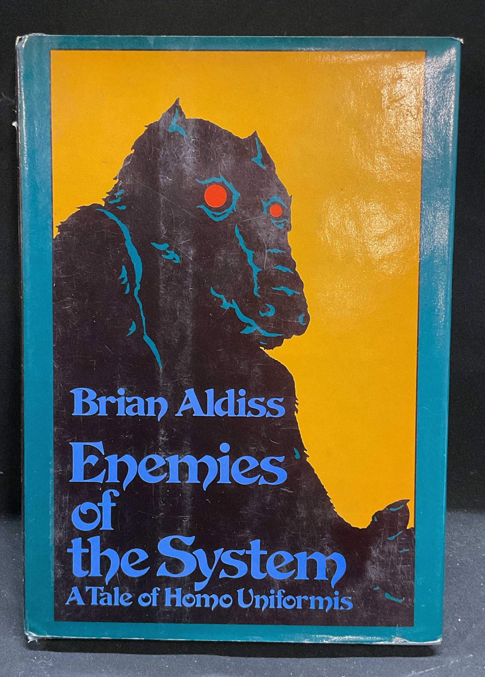 1st US Ed Enemies of the System, Aldiss, 1978: First US edition hardcover Enemies of the System by Brian Aldiss. Harper & Row, 1978. Measures approx 8.5 x 6 inches. Some wear to cover, pages, and binding consistent with exposure. Vintage book, col