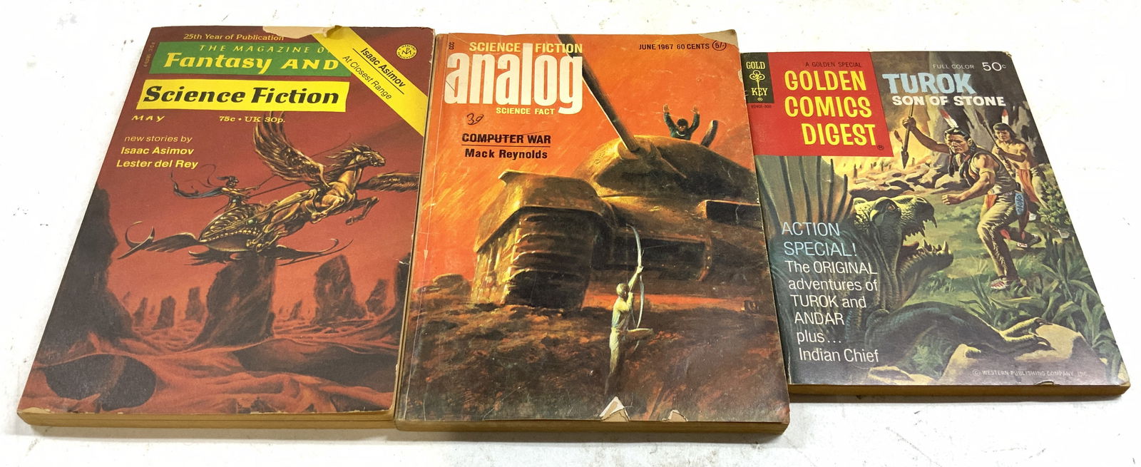 Lot 3 Vtg Paperback Comic Books 1967-1974 (1 of 8)