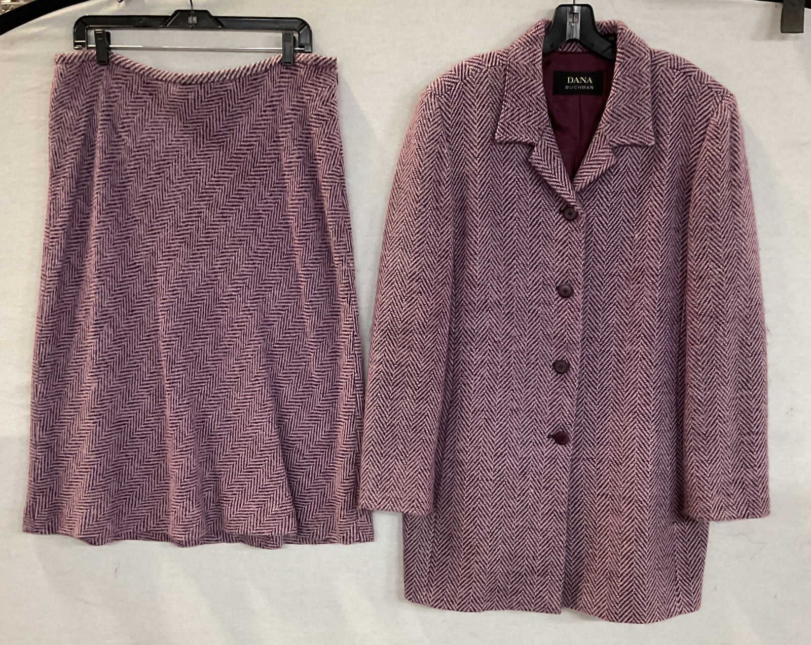 2 Dana Buchman Wool Mohair Skirt & Jacket Set (1 of 7)