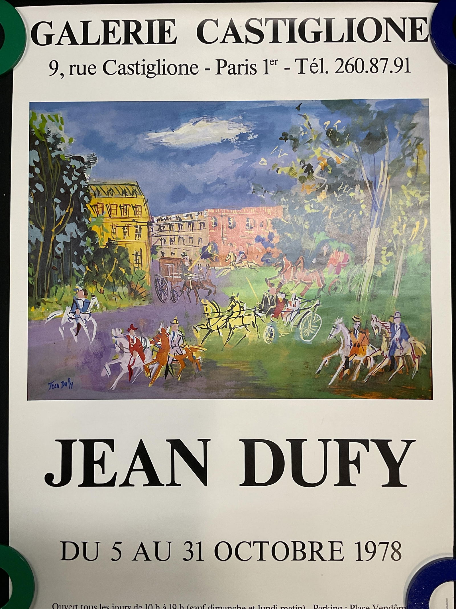 1978 Jean Dufy Exhibition Poster, France (1 of 6)