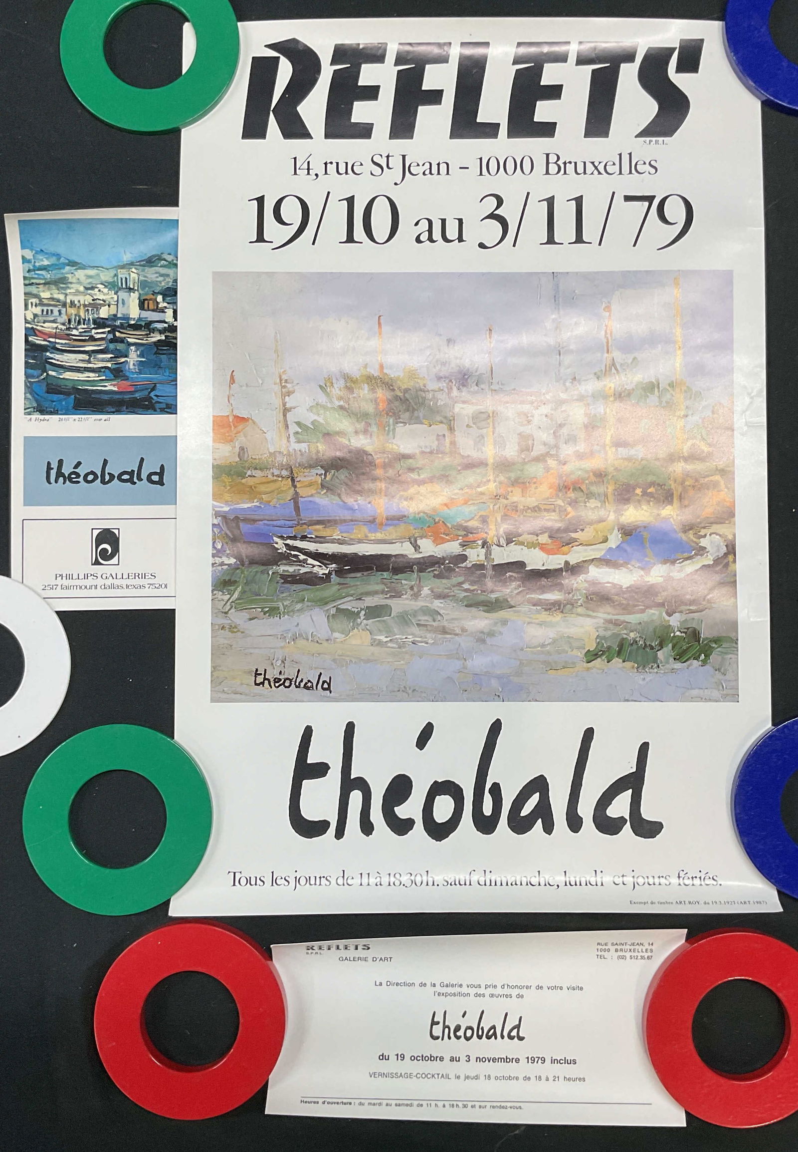 Lot 3 1979 Renee Theobald Exhibition Poster + (1 of 6)