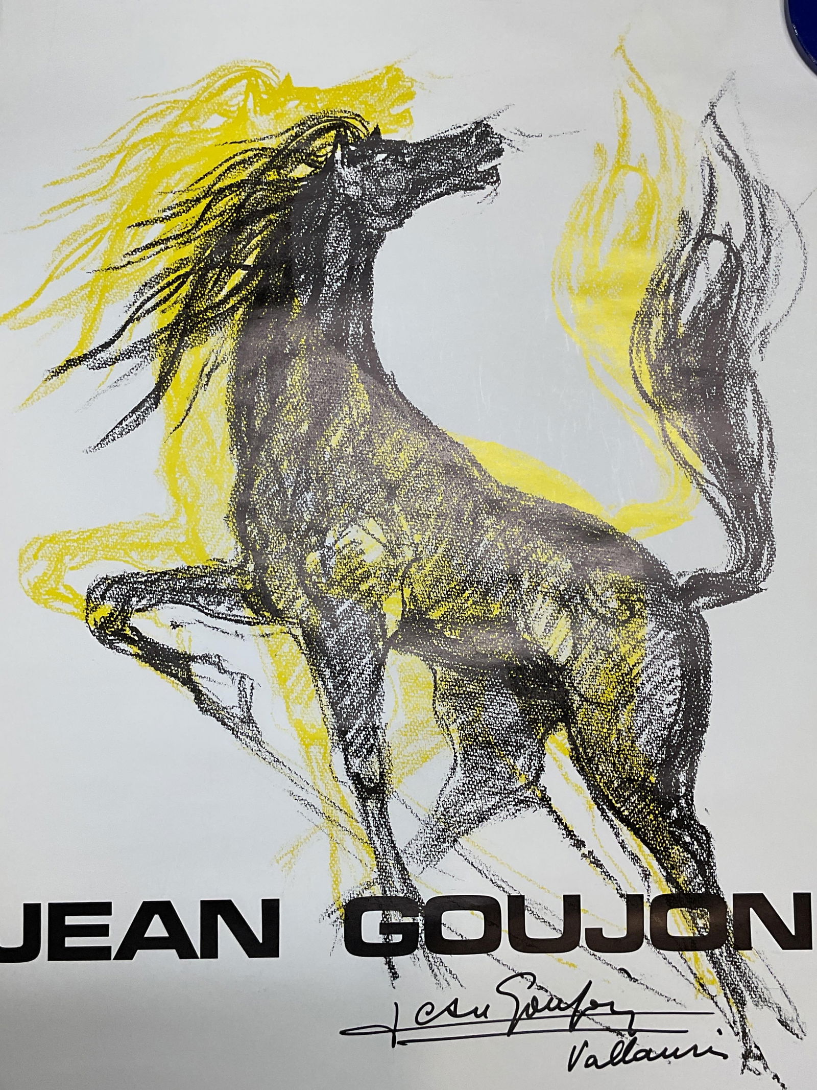 Jean Goujon Horse Lithograph Poster, France (1 of 6)