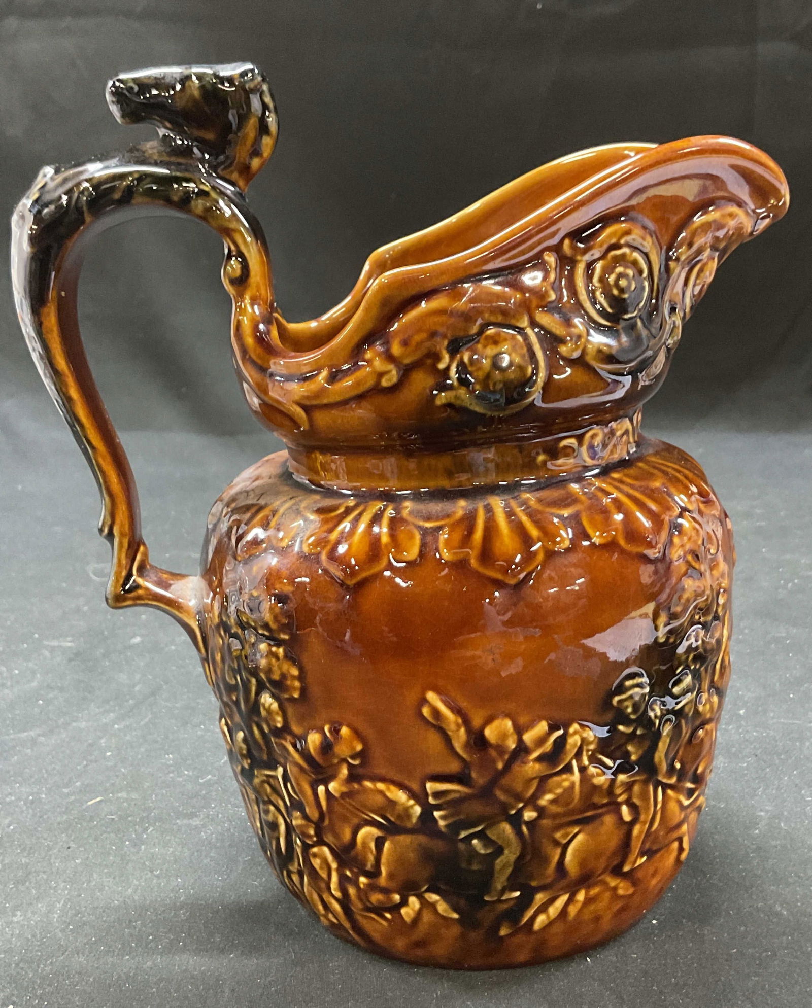 Vtg Arthur Wood Ceramic Horse Head Pitcher England (1 of 8)