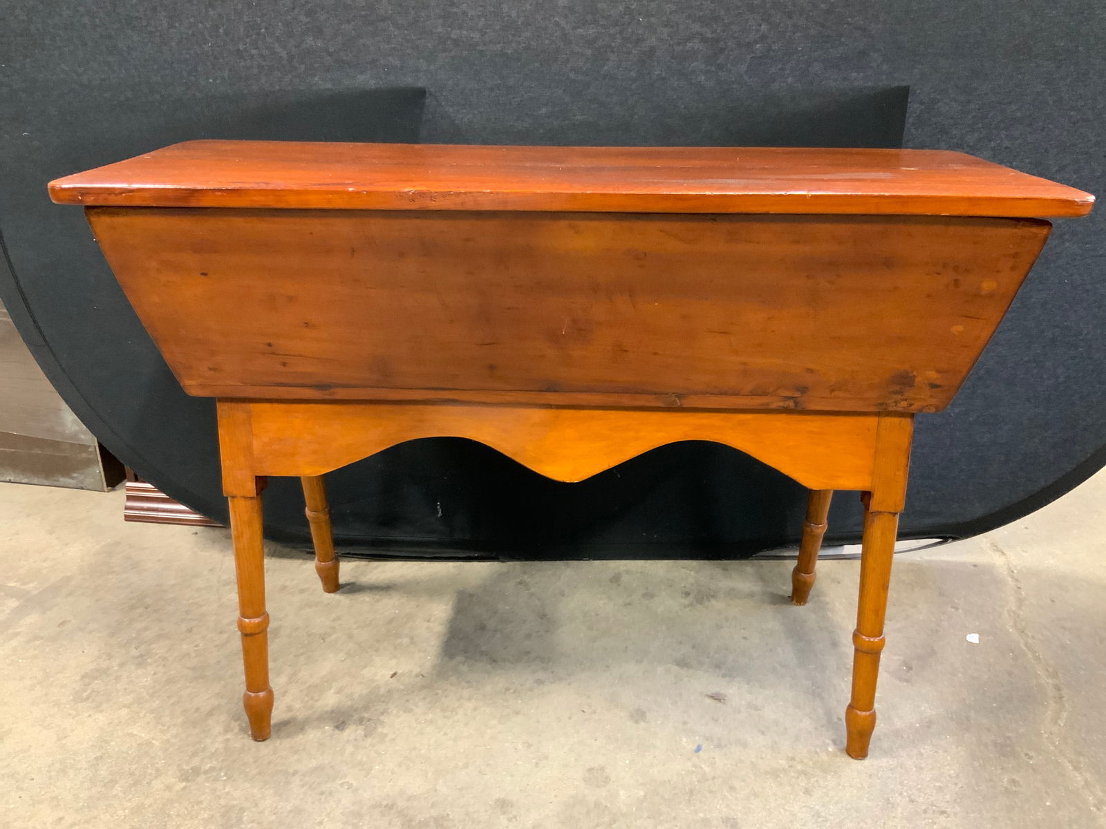 Antq Wooden Primitive Dough Box Table W Lid (1 of 9)