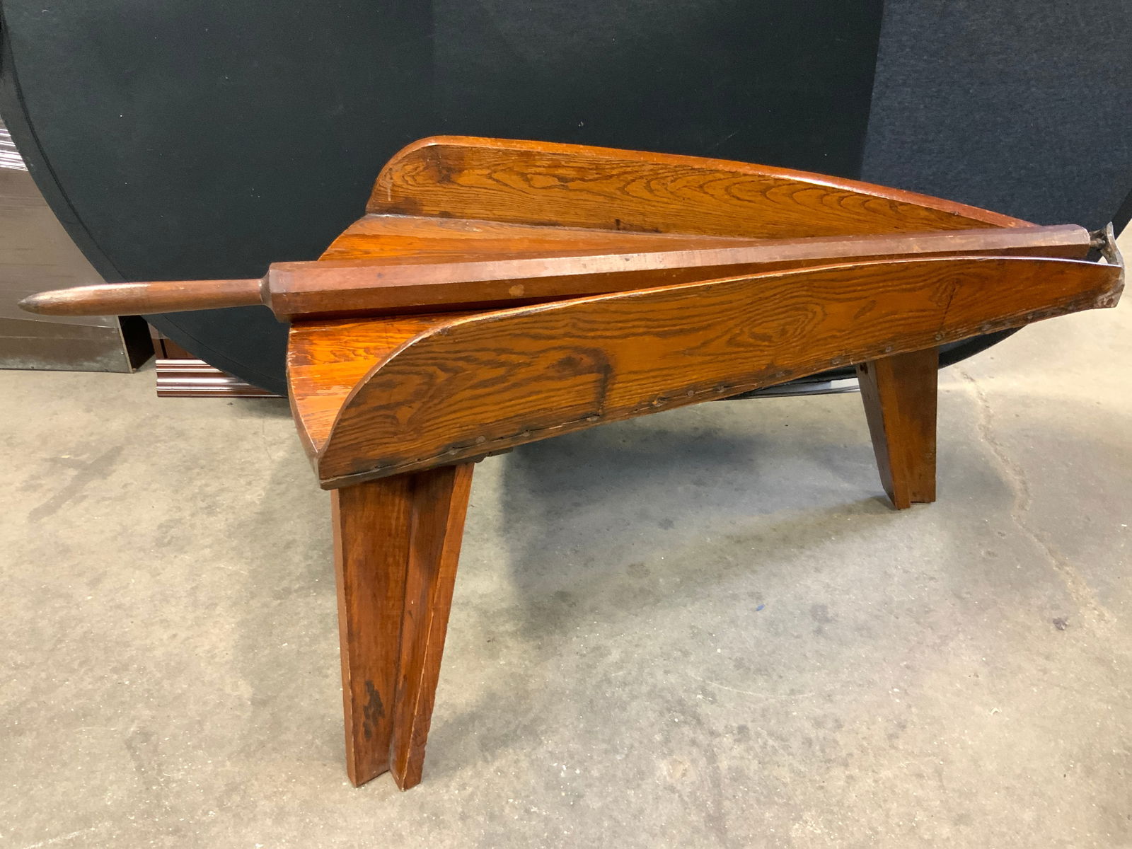 Antique Primitive Wooden Butter Worker Table (1 of 9)