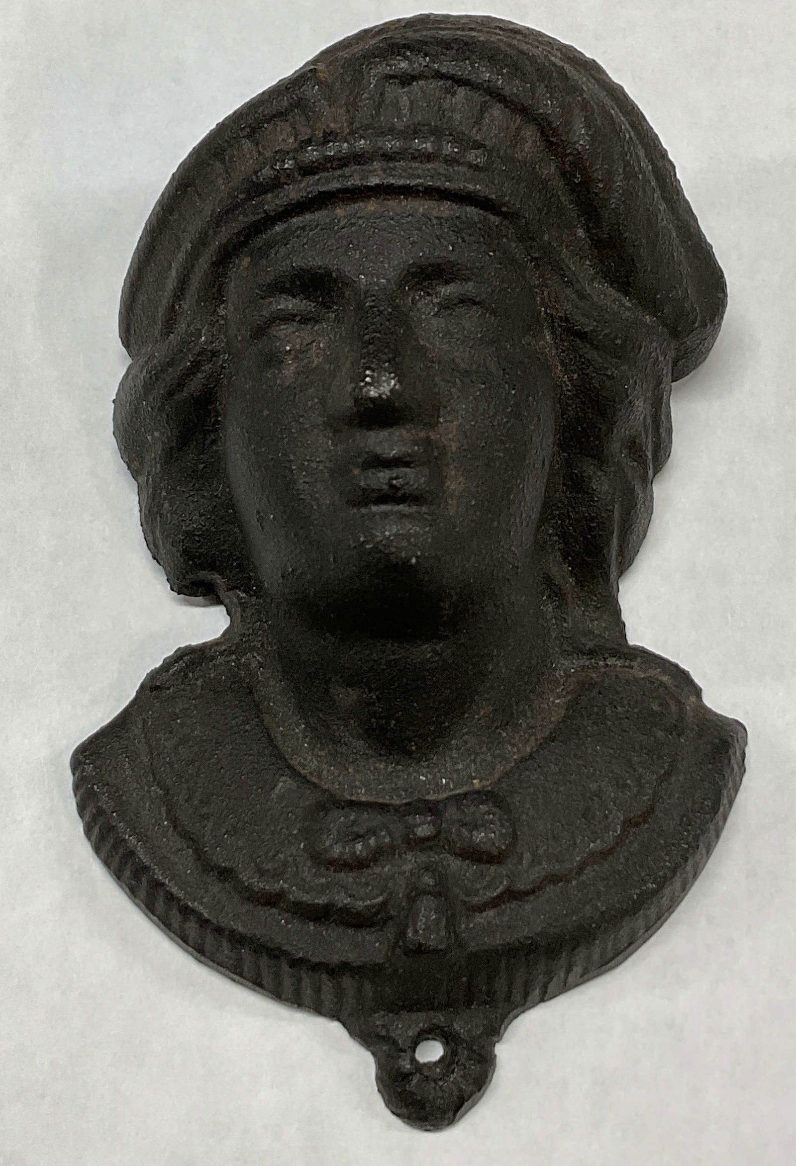 Vtg Columbus Iron Art Match Holder Wall Mount (1 of 7)