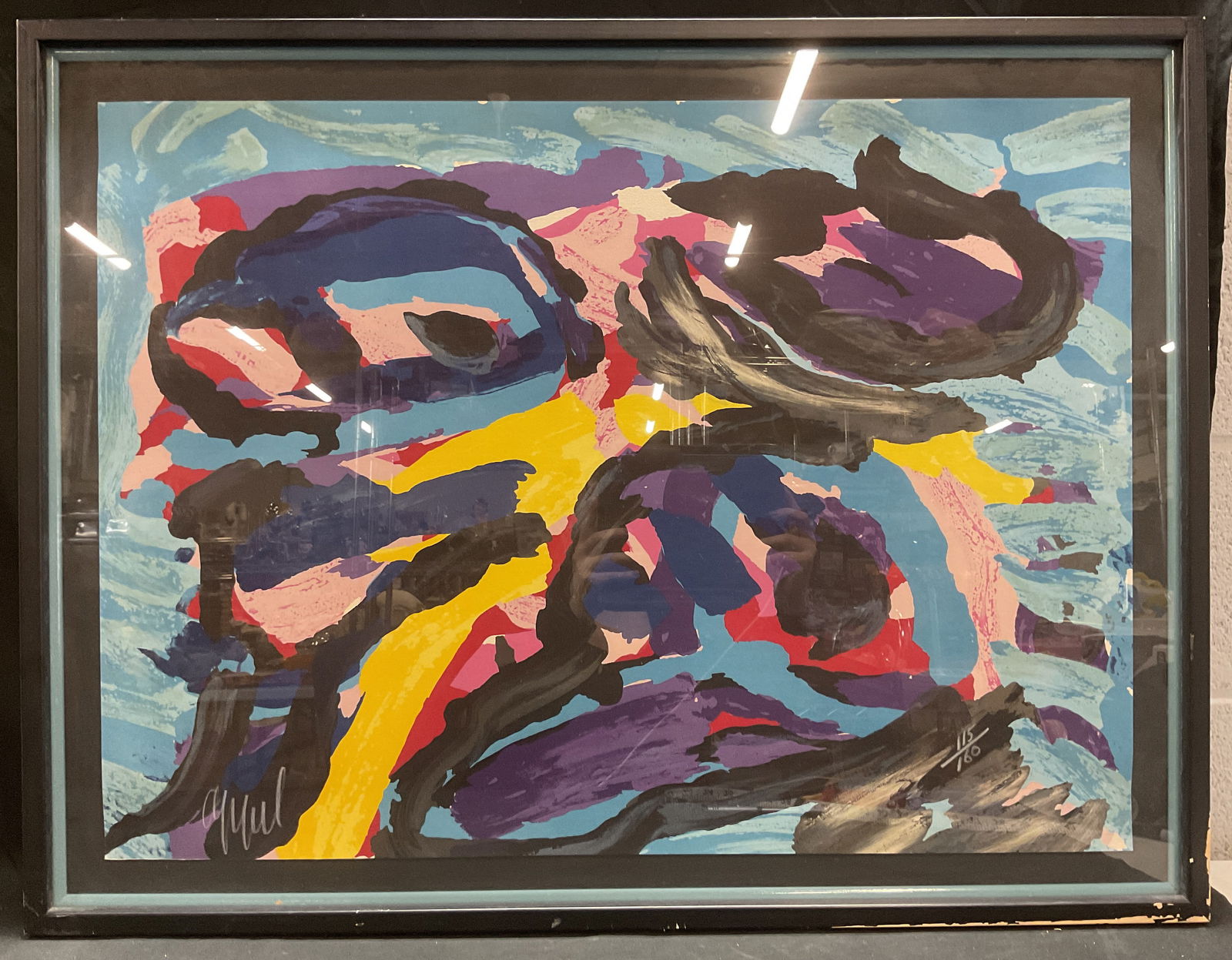Signed Karel Appel Heads Like Clouds Screenprint (1 of 6)