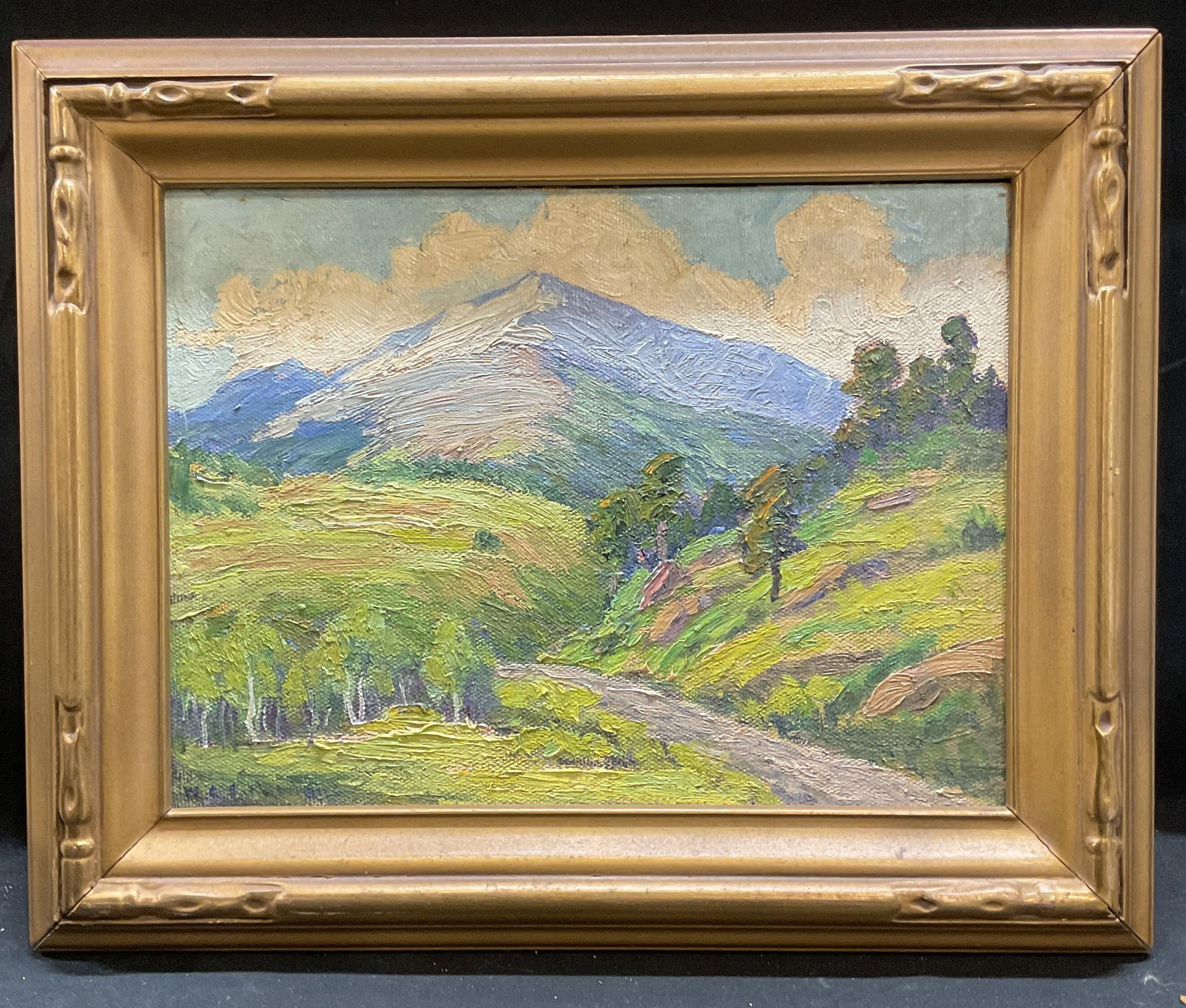 Signed Framed Pastoral Landscape Oil Painting (1 of 6)
