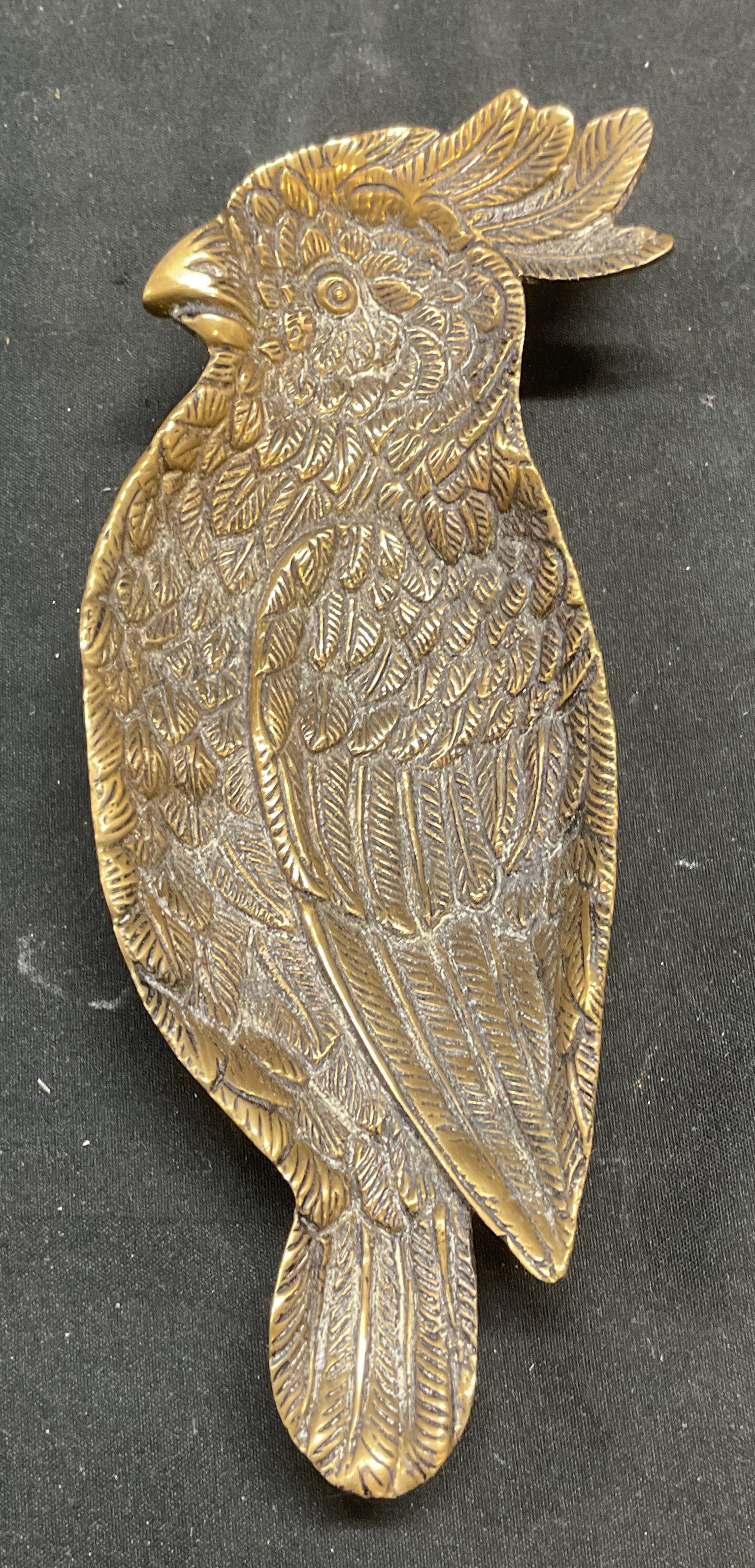 Vintage Brass Cockatoo Trinket Dish (1 of 6)