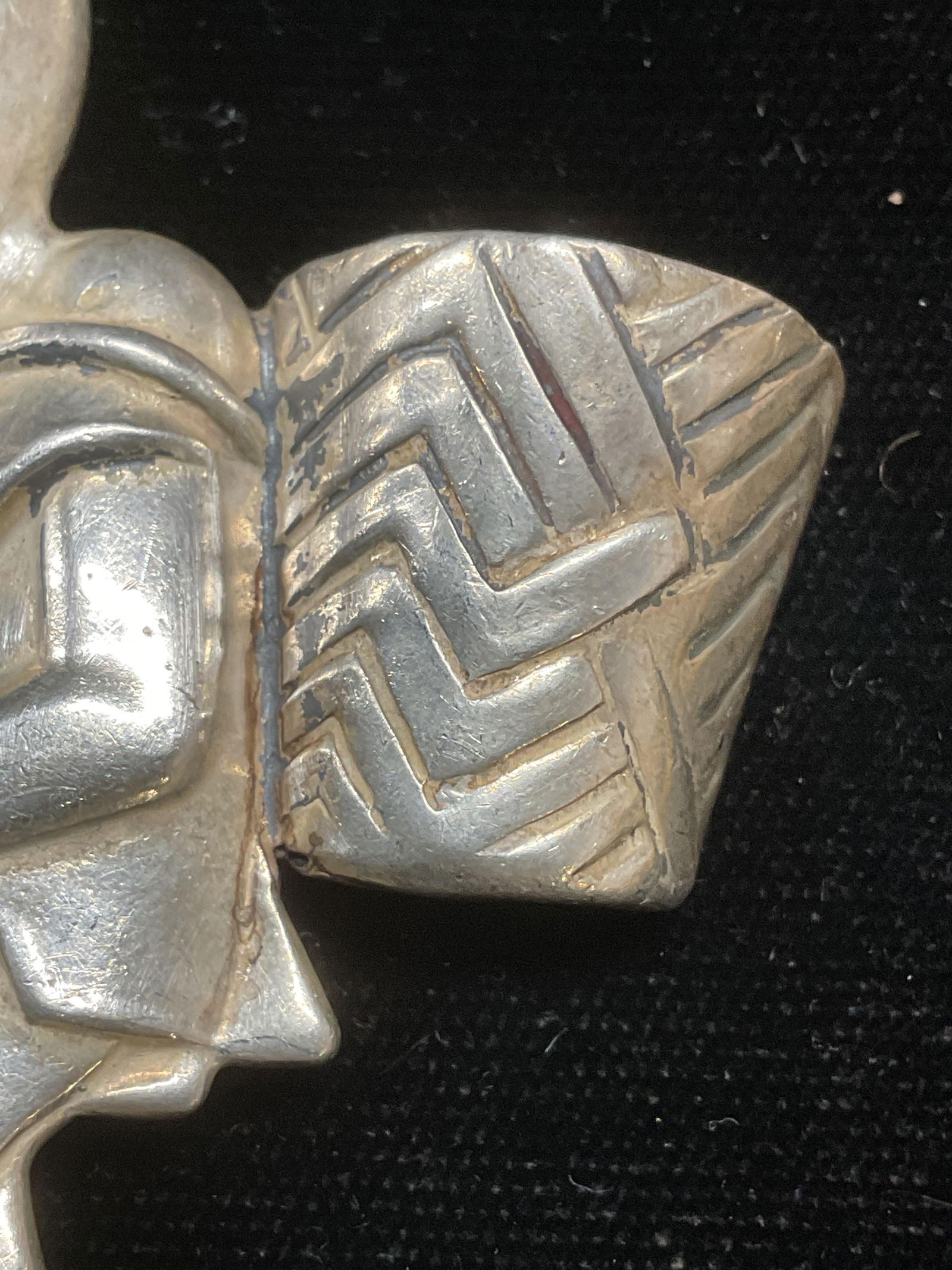 Los Castillo Sterling Silver Mexican Figure Brooch (1 of 6)