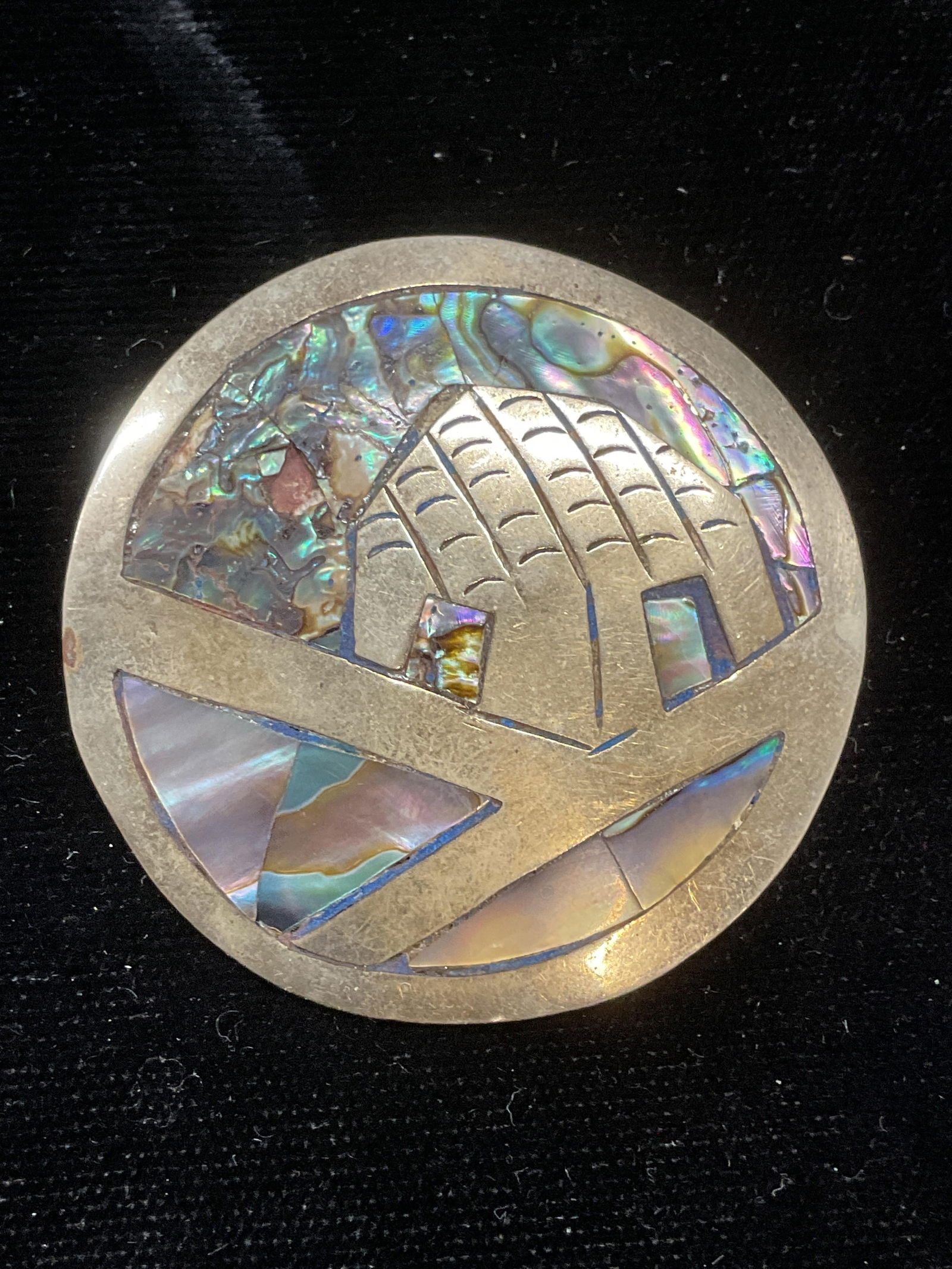 Lot 3 Sterling Silver Pendant & Brooches, Mexico (1 of 8)