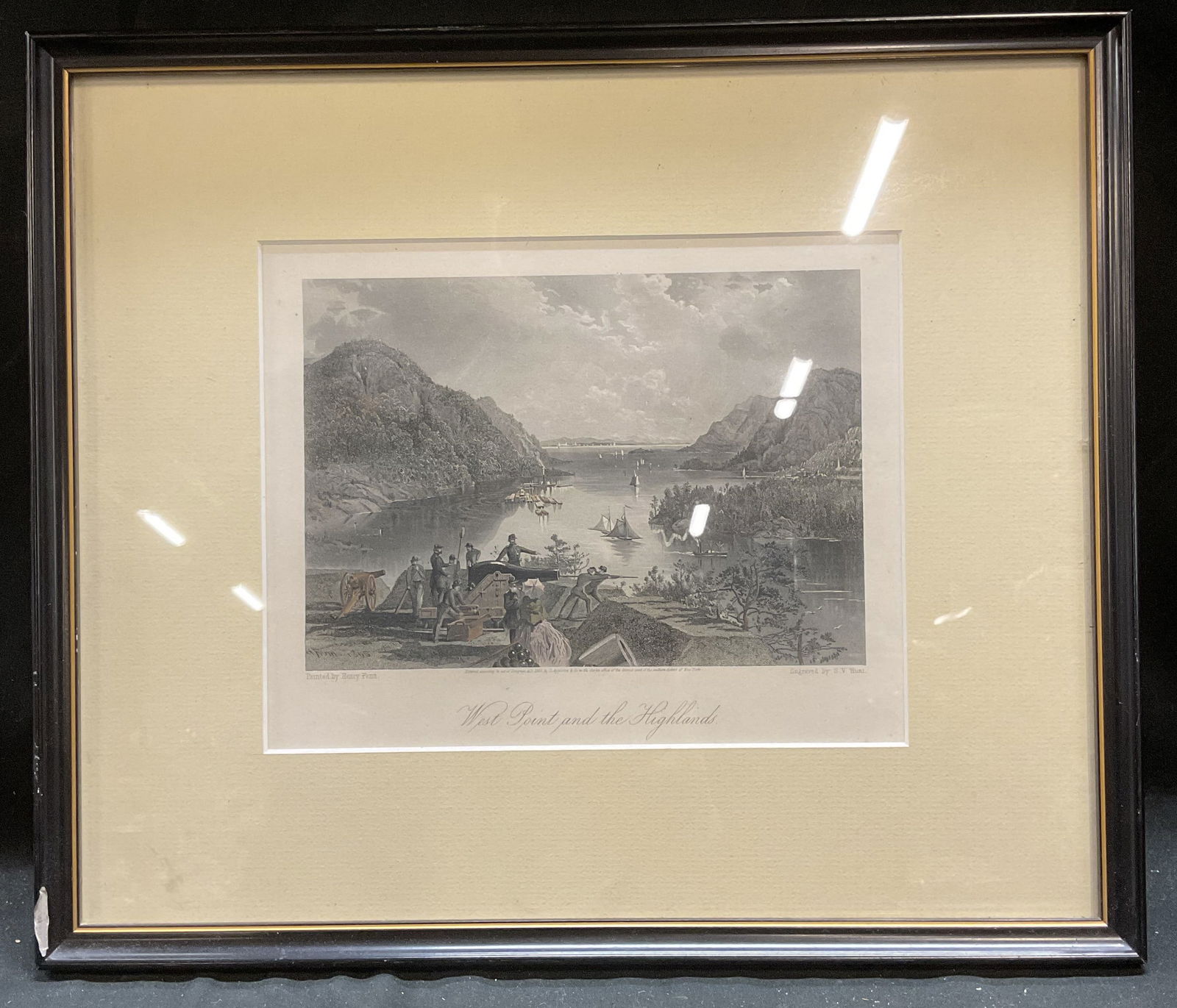 1869 After Fenn West Point Highlands Engraving (1 of 6)