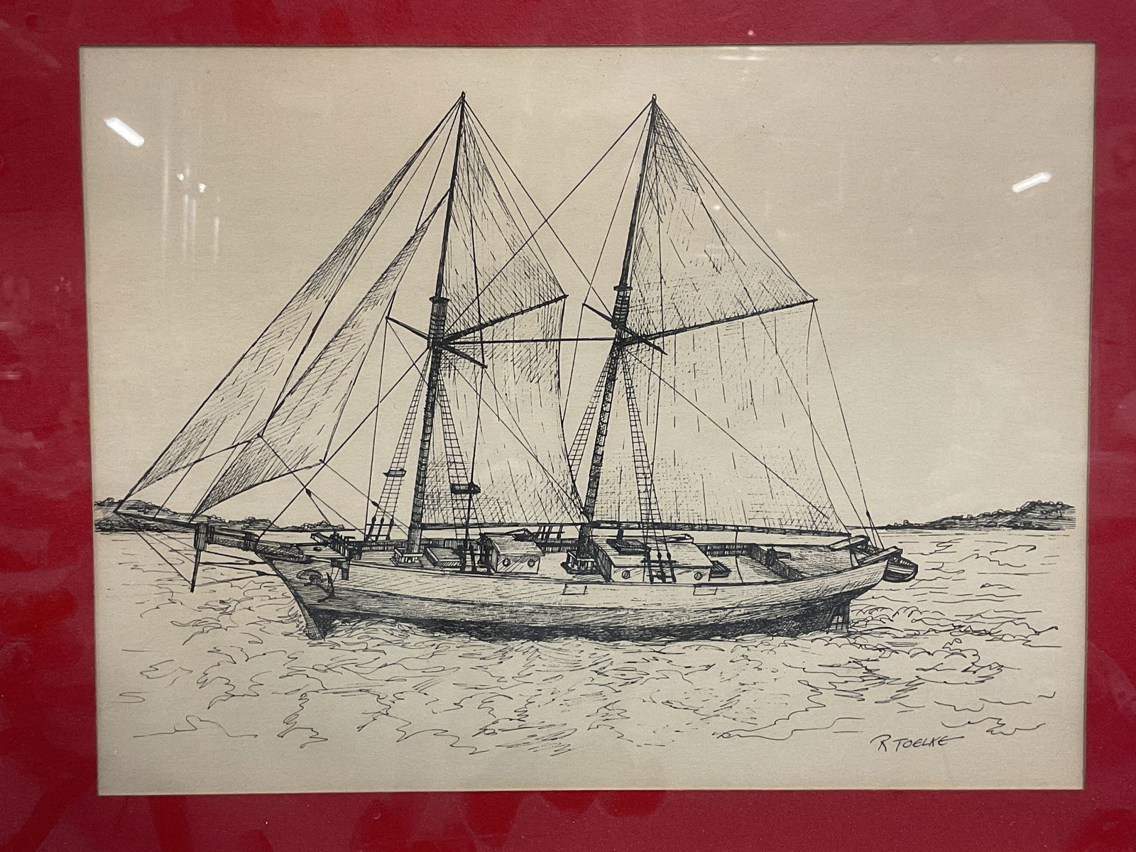 Framed R Toelke CR113 Pilot Boat Fine Art Print (1 of 6)