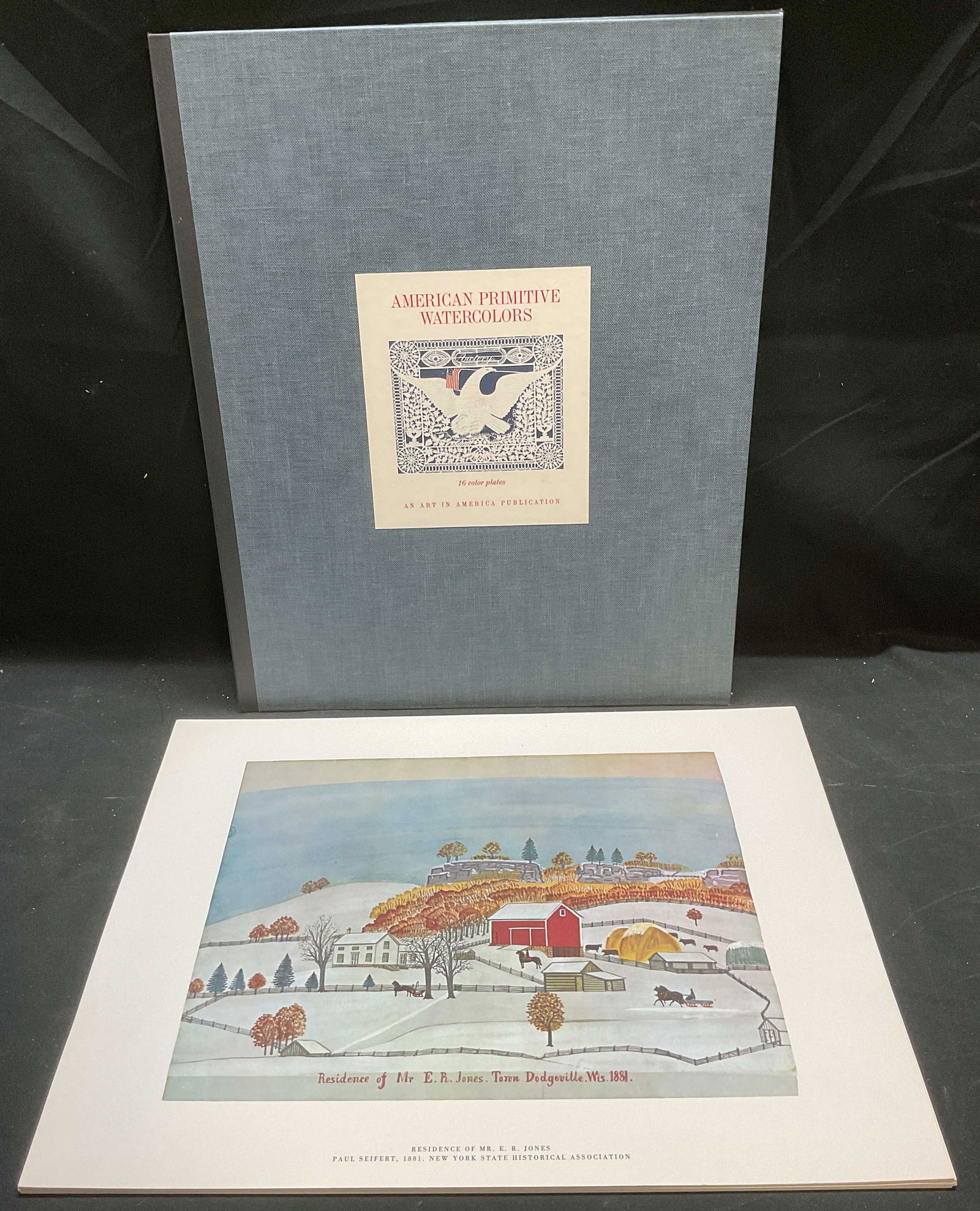 American Primitive Watercolors Album 16Prints 1964 (1 of 8)