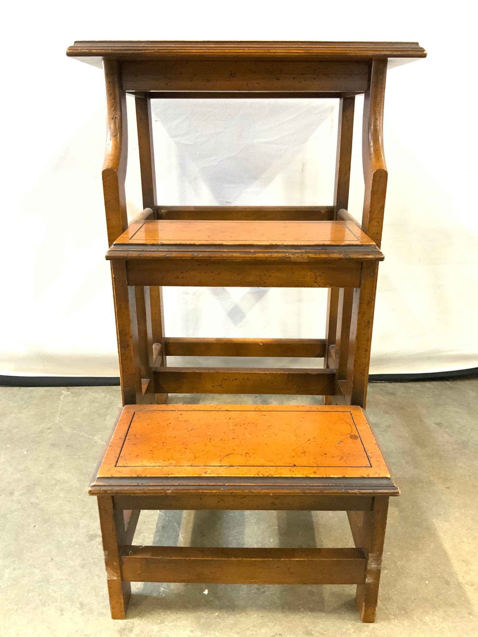 Vintage Folding Wooden Library Steps (1 of 8)