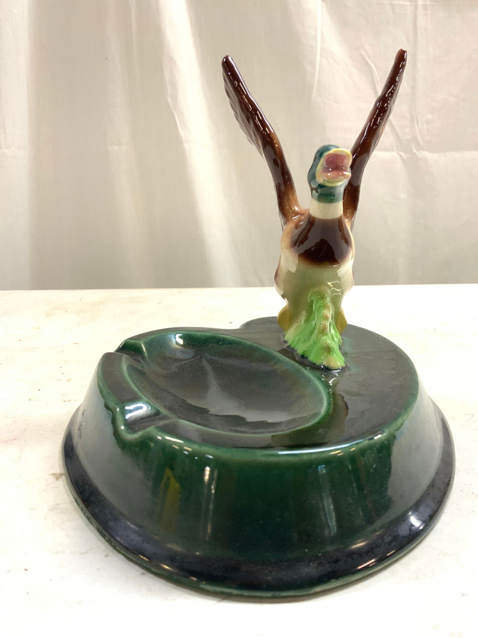 Vintage Ceramic Mallard Duck Ash Tray (1 of 8)