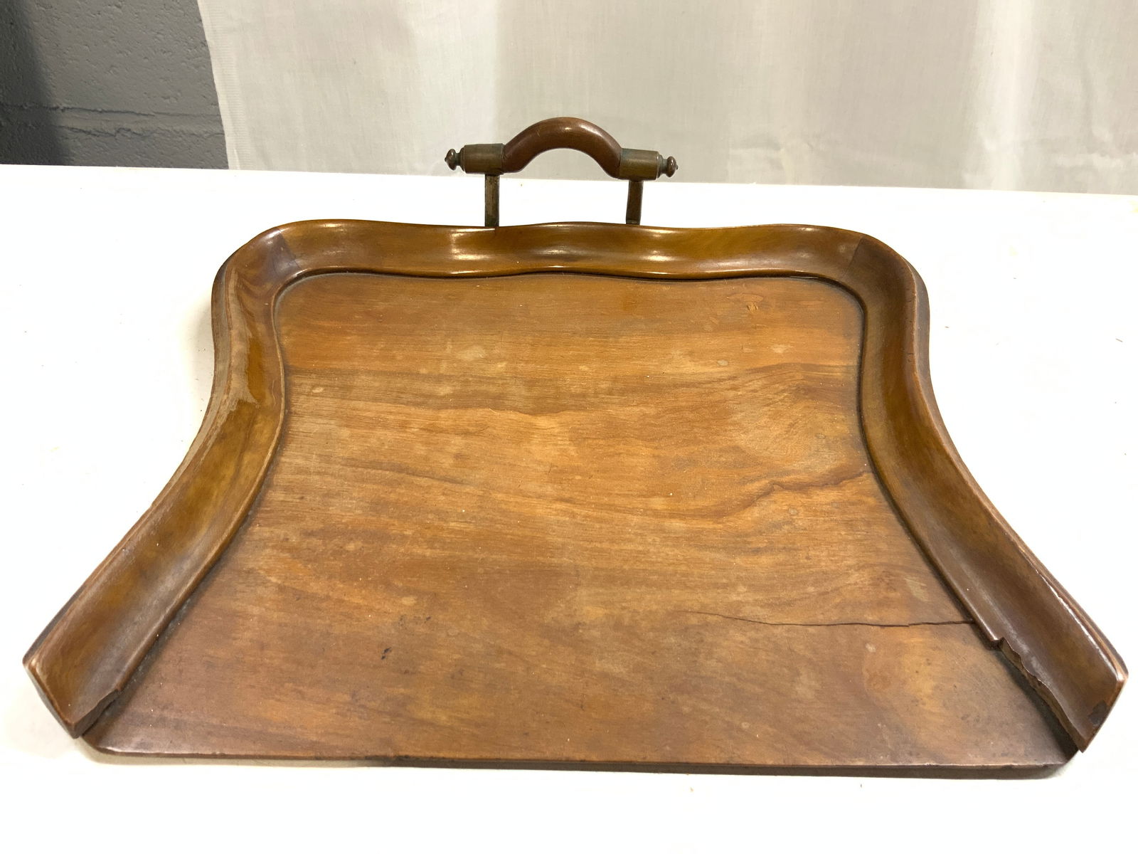 Vntg Wooden Crumb Brush & Tray Set (1 of 8)