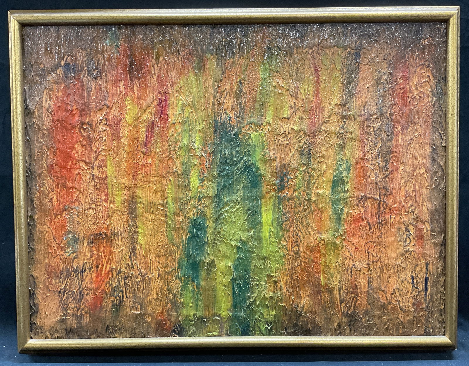 Framed Modern Abstract Oil Painting 26in (1 of 6)