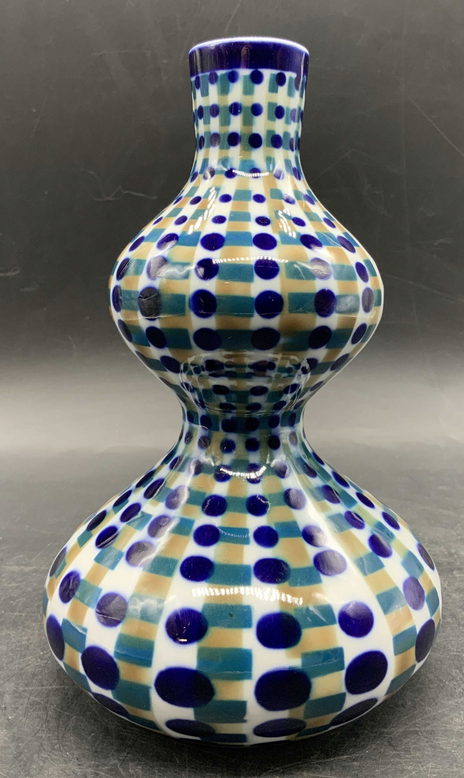 Sargadelos Calabaza Dotted Gourd Porcelain Vase Sp (1 of 6)