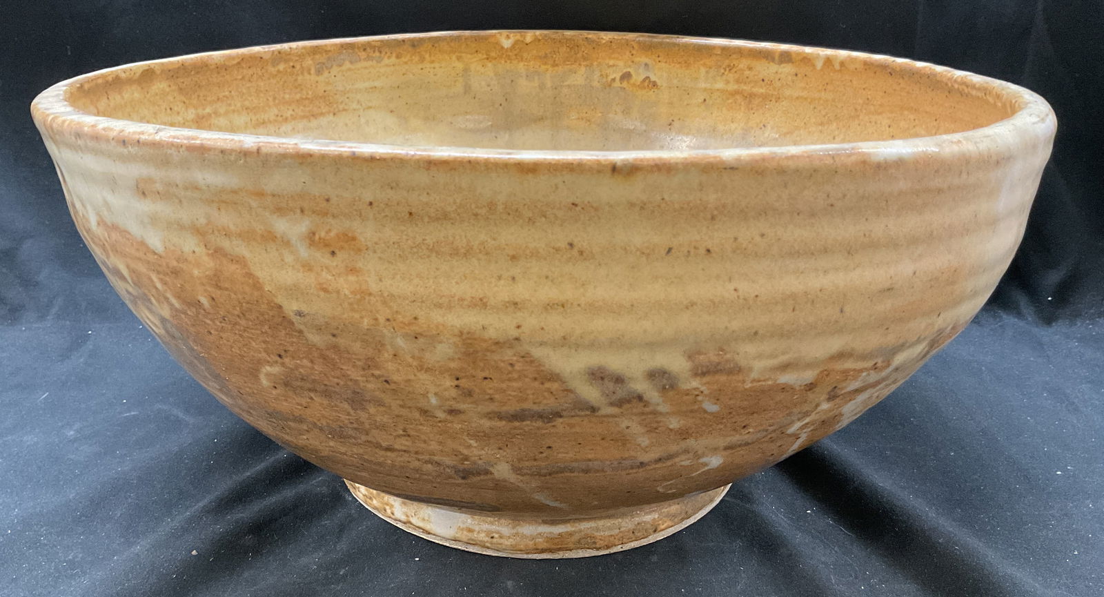 Vtg Mid Century Stoneware Pottery Mixing Bowl (1 of 7)