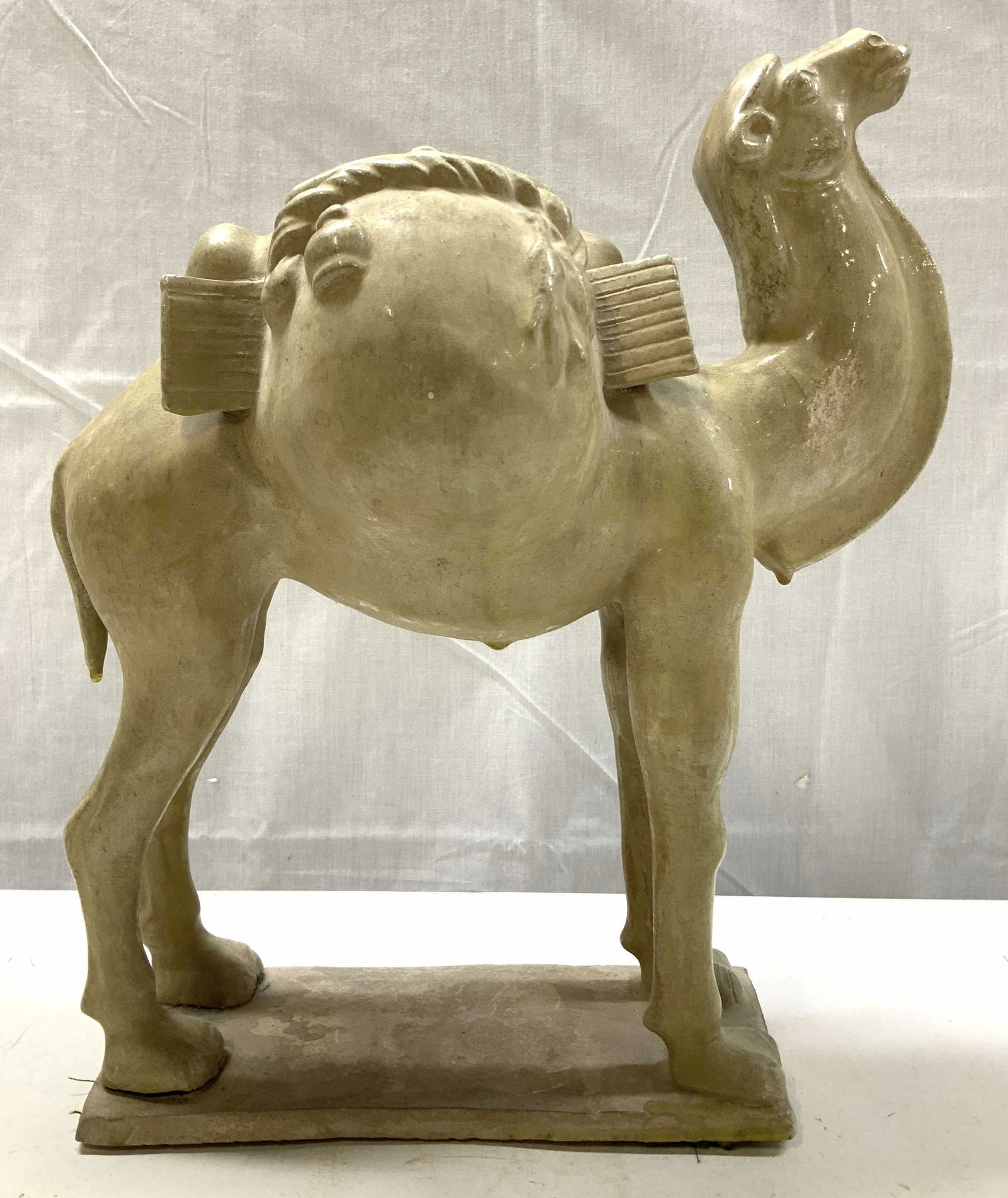 Vntg Middle Eastern Ceramic Camel Sculpture (1 of 7)