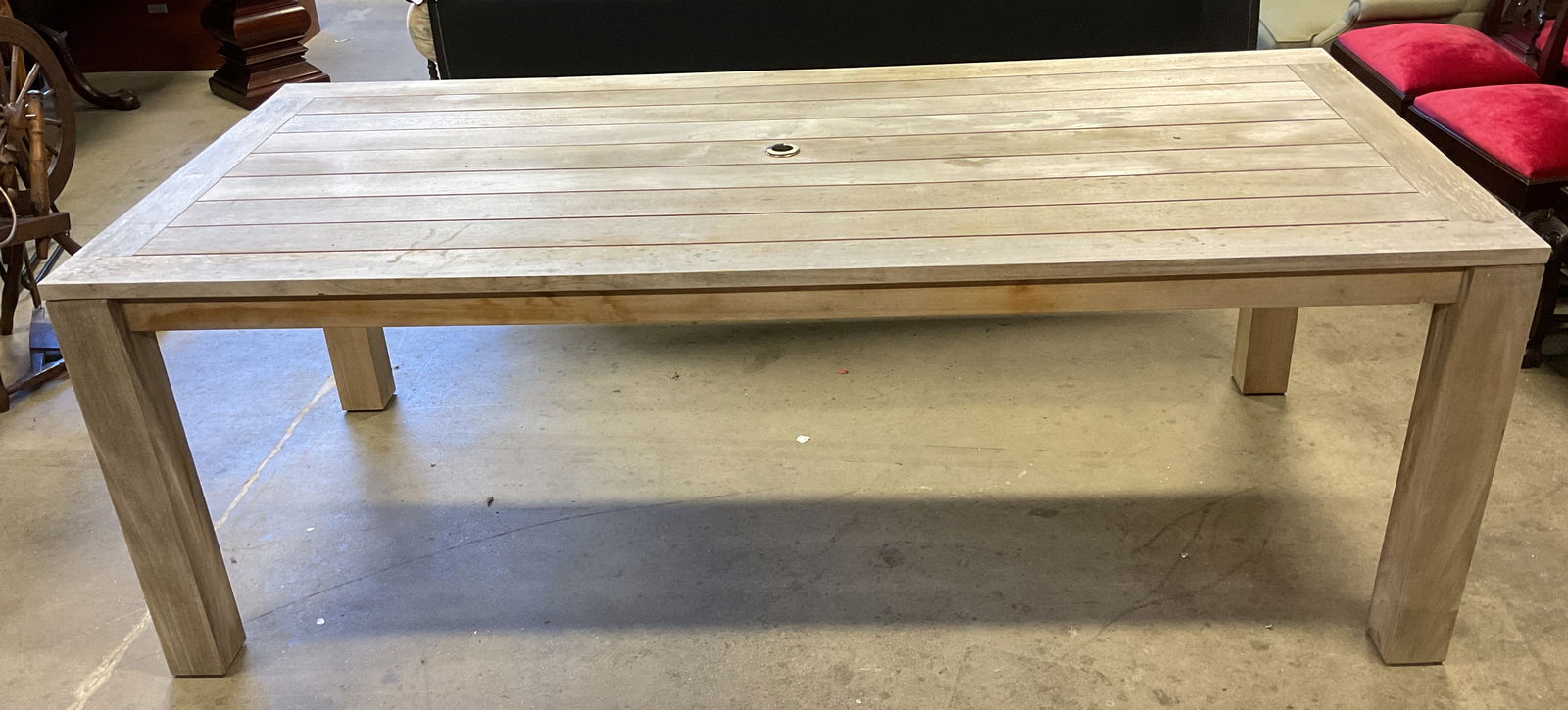 Harmonia Living Gray Teakwood Dining Table (1 of 8)