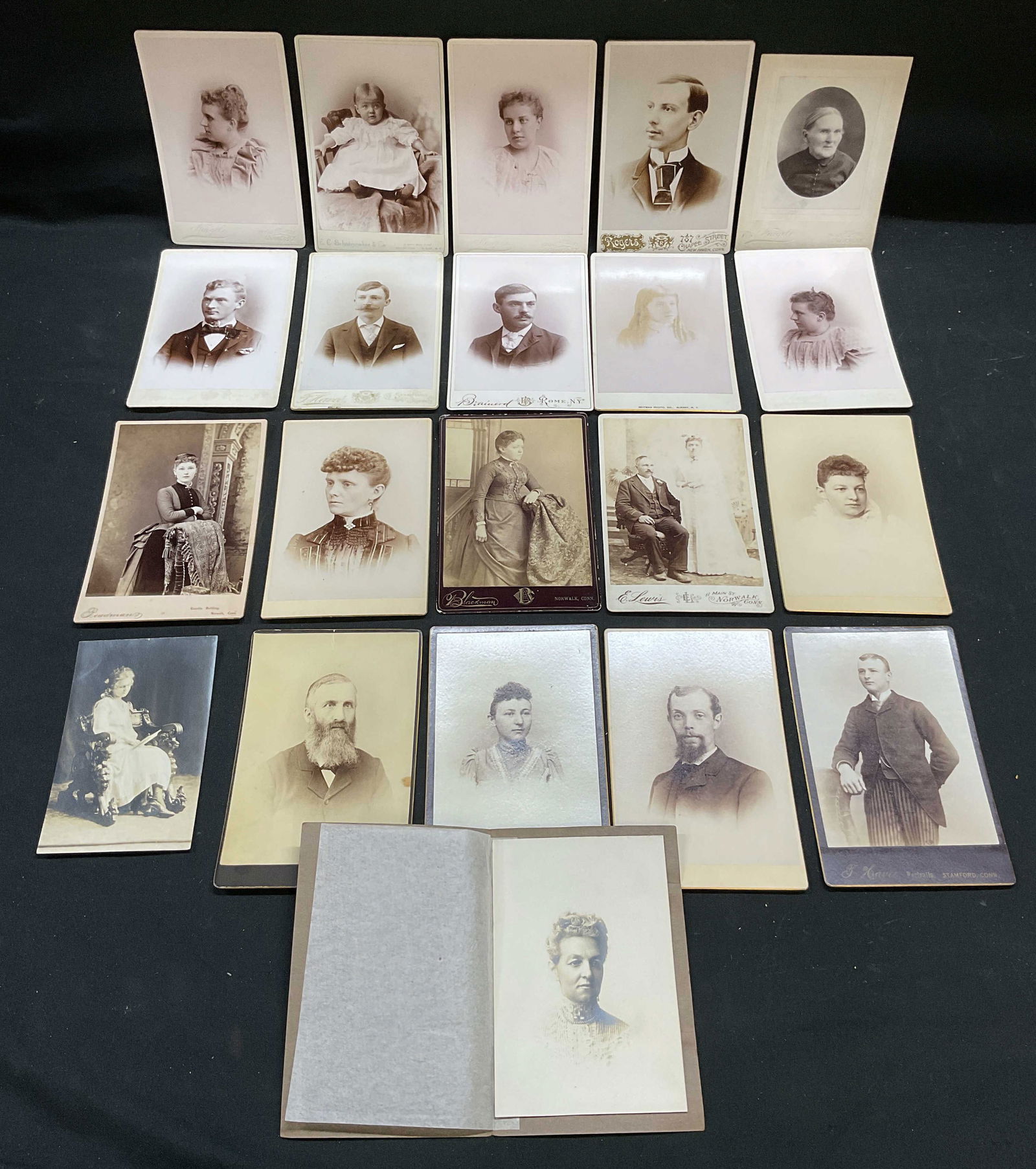 Group Lot 25 Antique Cabinet Cards + (1 of 8)