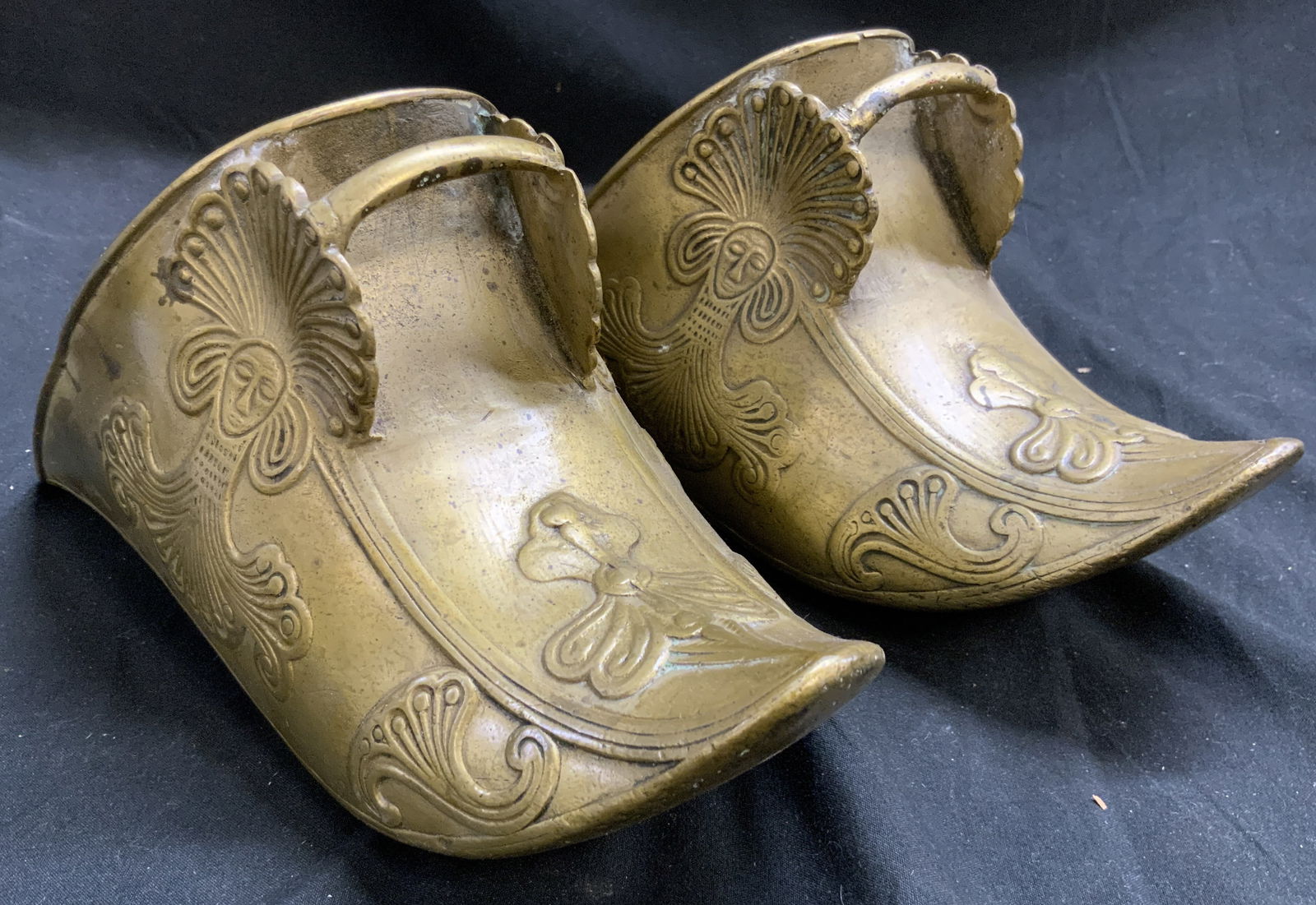 Atq Pr Spanish Conquistador Style Brass Stirrups (1 of 9)